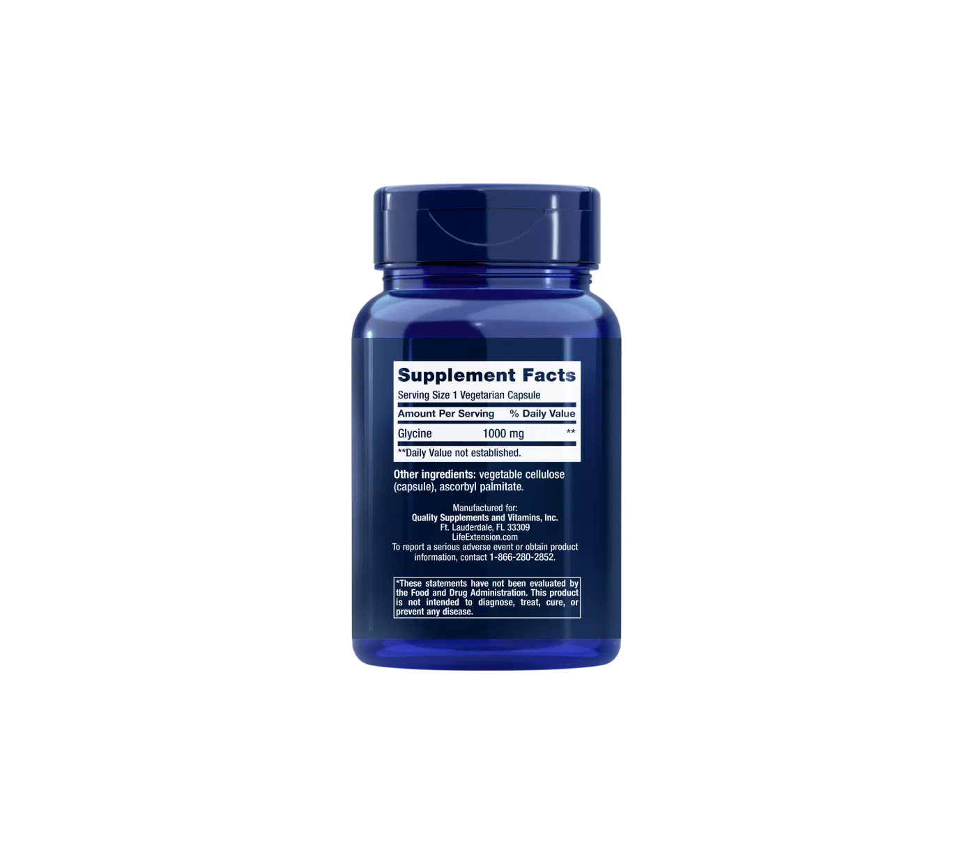 Glycine 1000 mg 100 kapslar