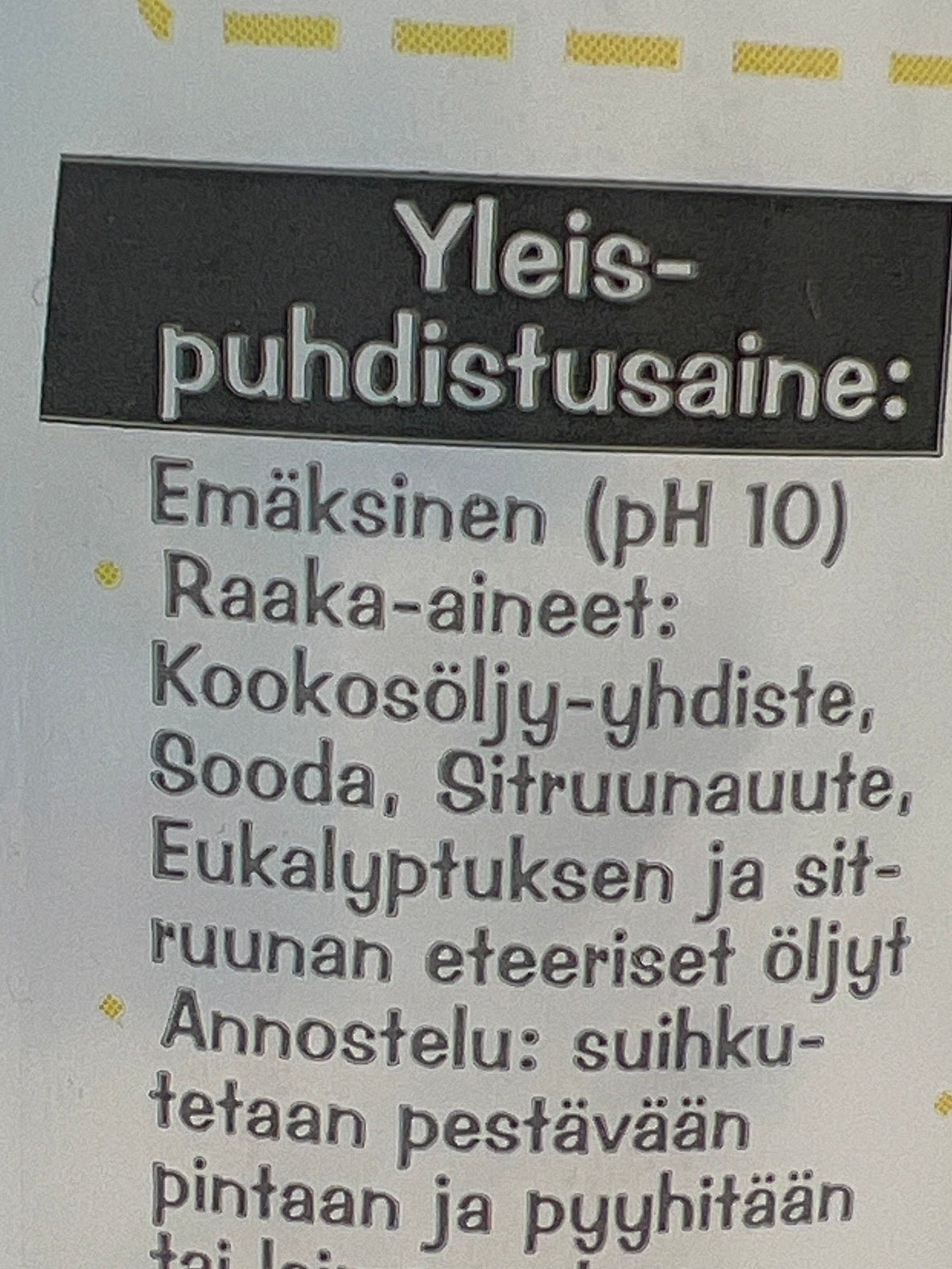 Elokuu yleispuhdistusainesuihke 500ml