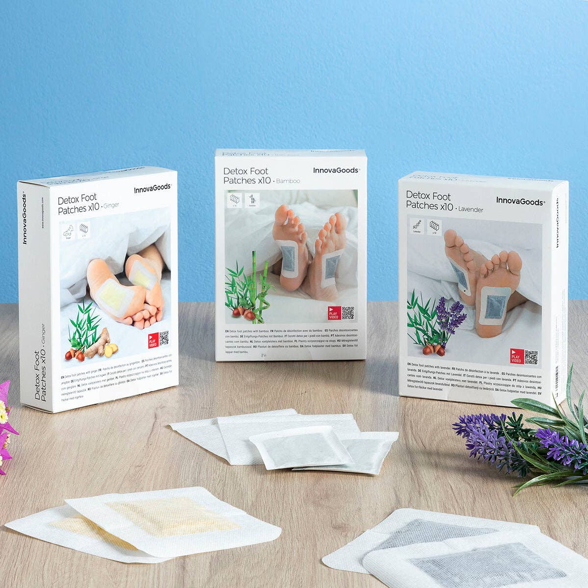 InnovaGoods Detox-plåster Lavendel 10 st
