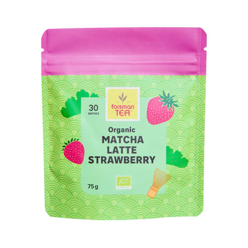 Matcha Latte Mix jordgubb 75g ekologisk