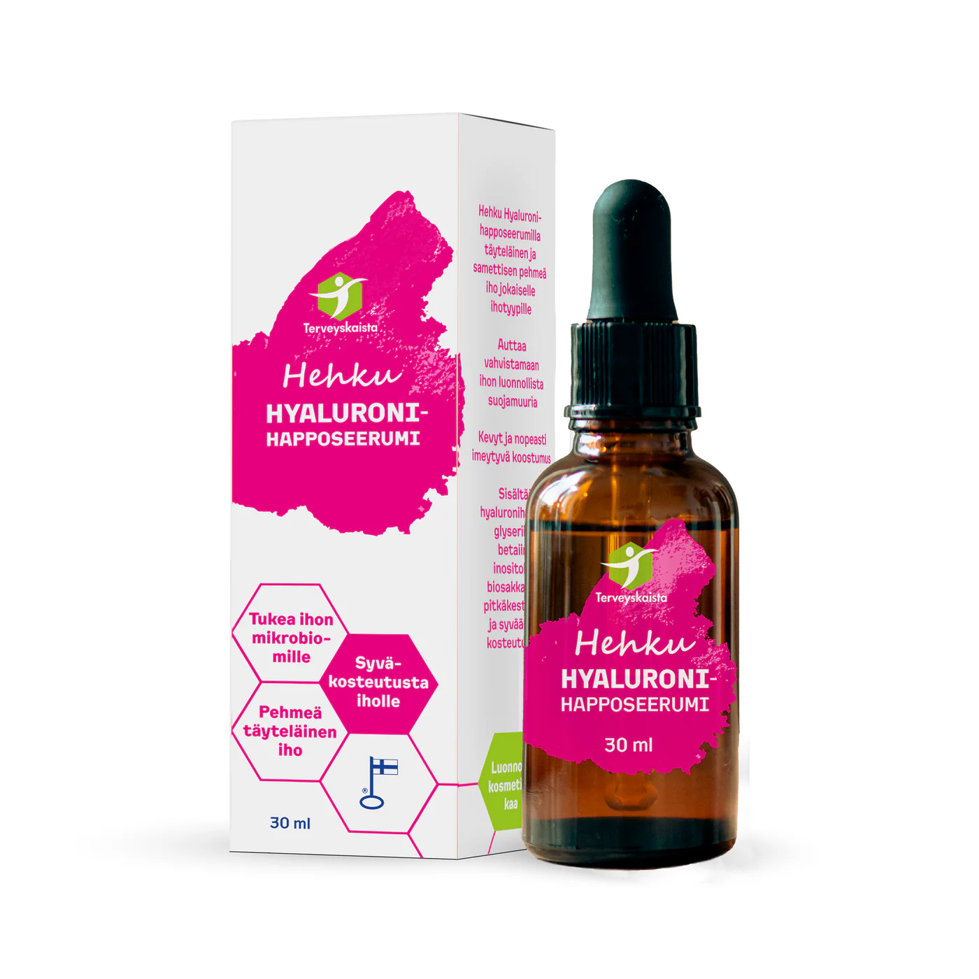 Terveyskaista Hehku Hyaluronihapposeerumi 30ml