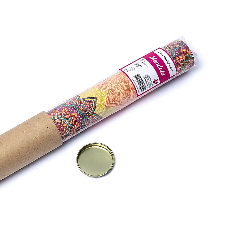 Presentpapper Mandala 3 st