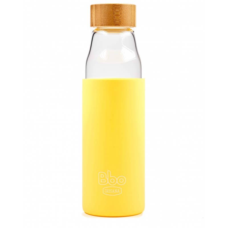 Juomapullo Borosilikaattilasia 500ml - Keltainen