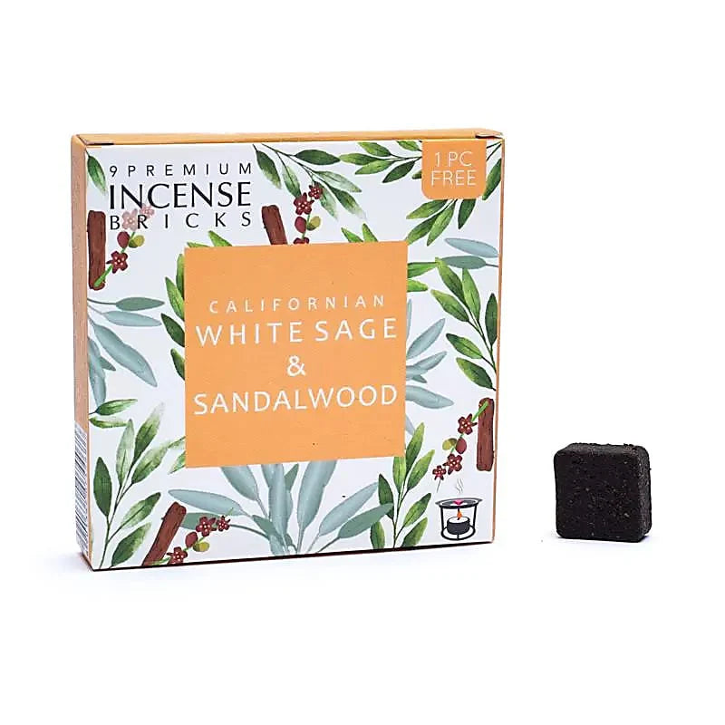 Aromafume Rökelsebitar Vit Salvia & Sandelträ 40g