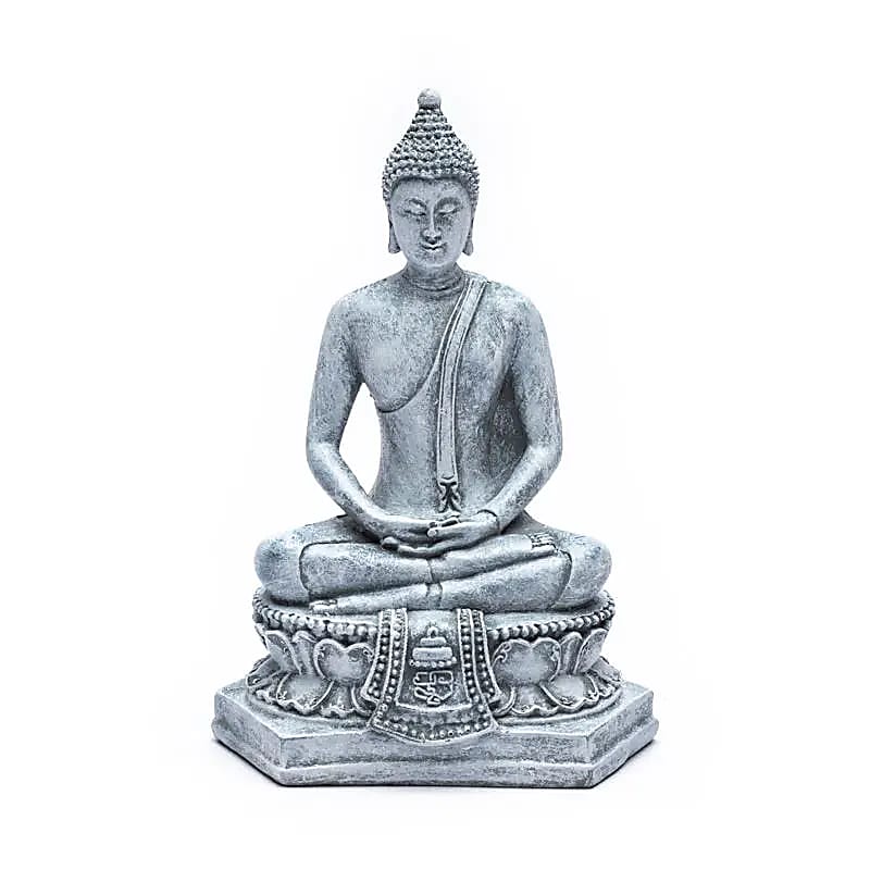 Meditoiva Buddha - harmaa