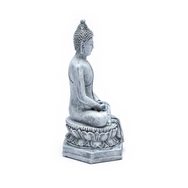 Meditoiva Buddha - harmaa