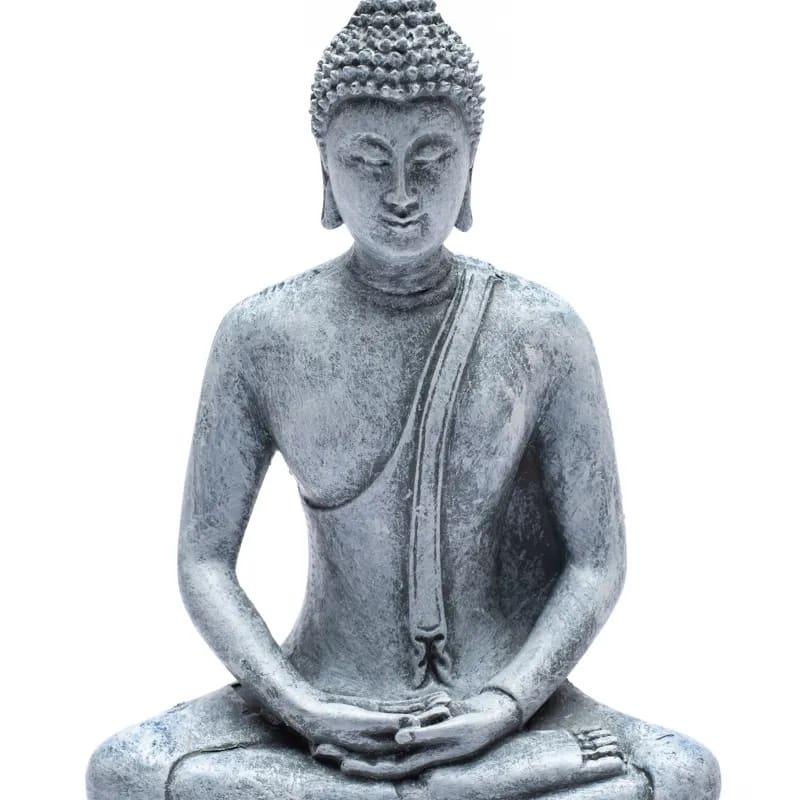 Meditoiva Buddha - harmaa