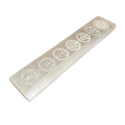 Selenit Laddningsplatta 20 cm - Chakra