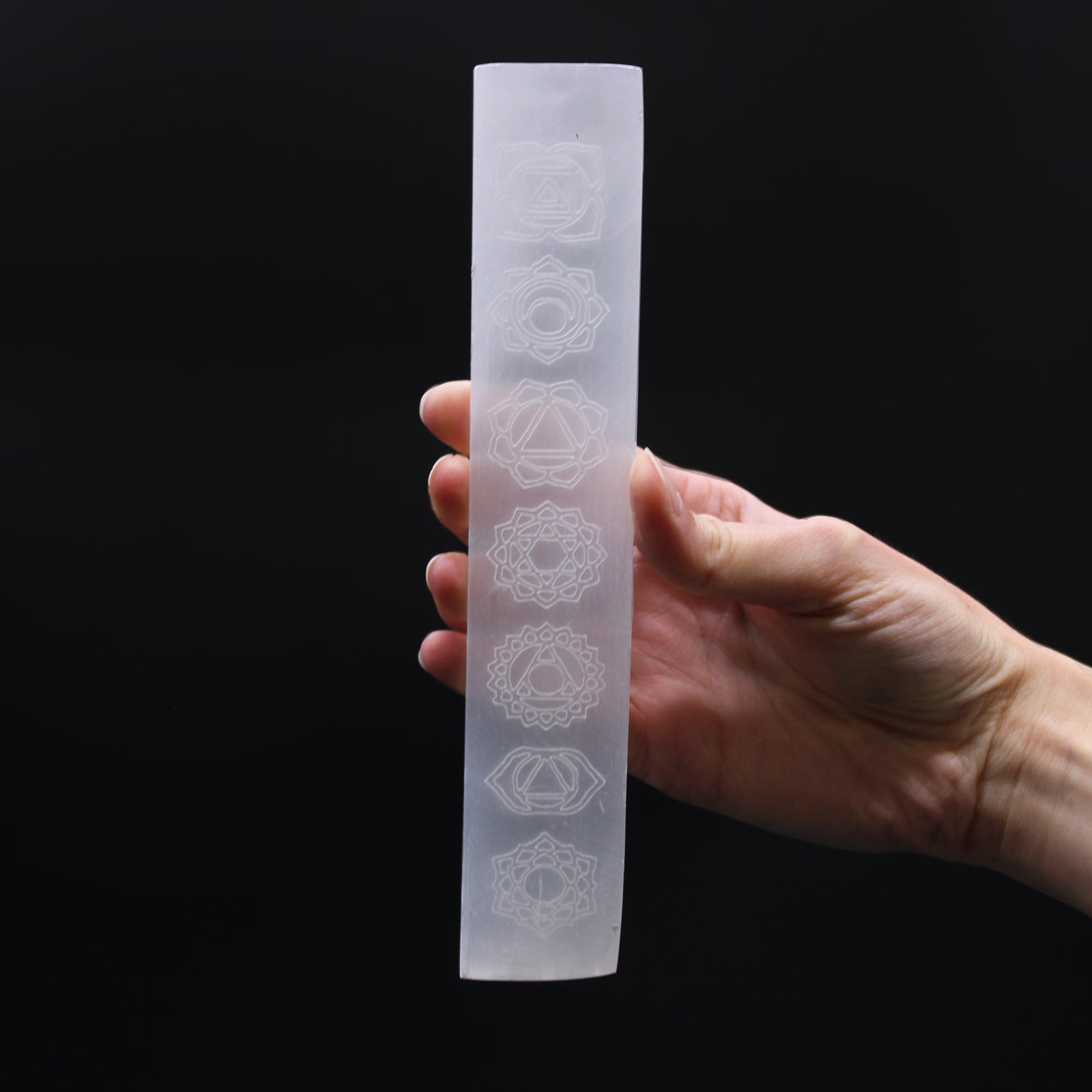 Selenit Laddningsplatta 20 cm - Chakra