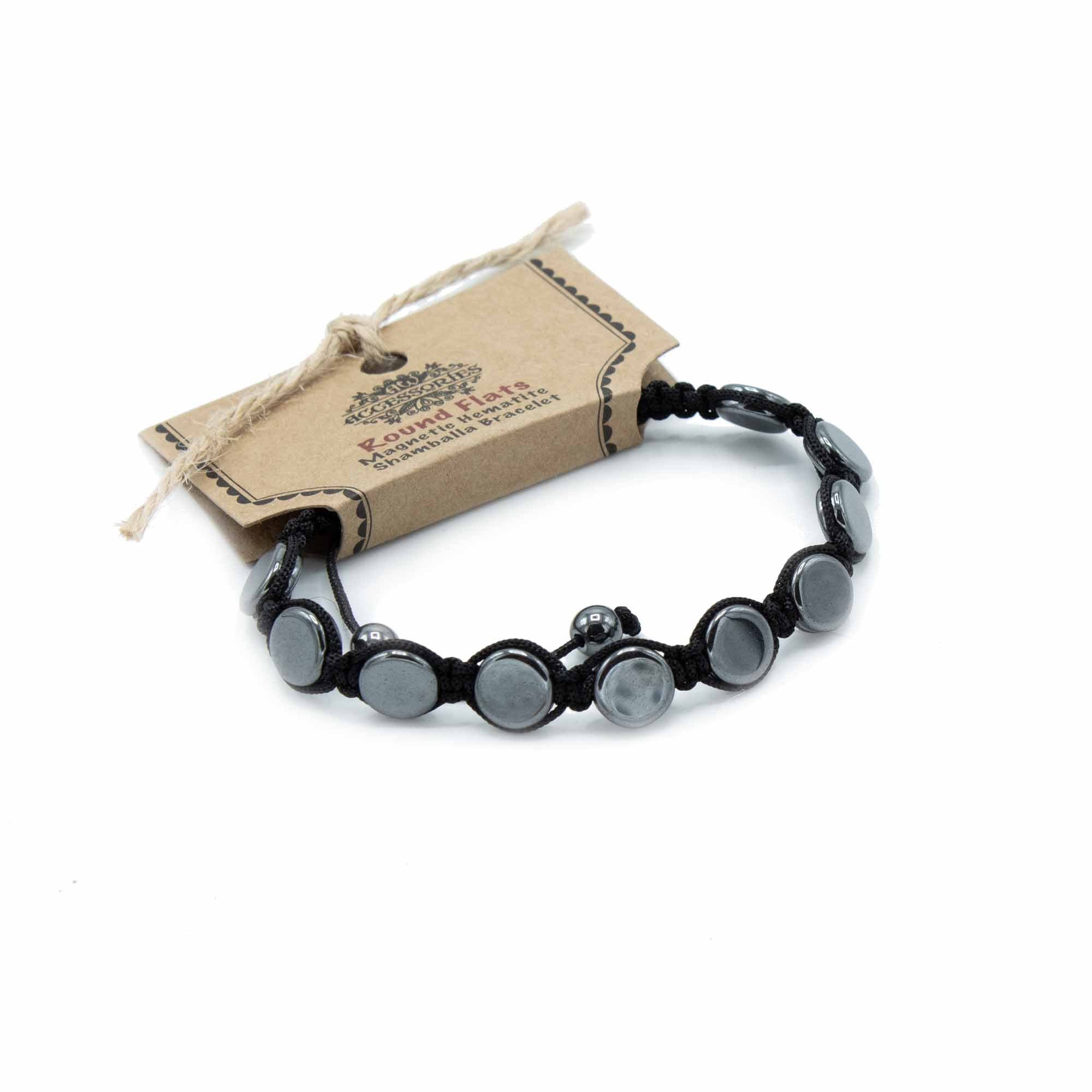 Magneettinen Hematiitti Shamballa-rannekoru