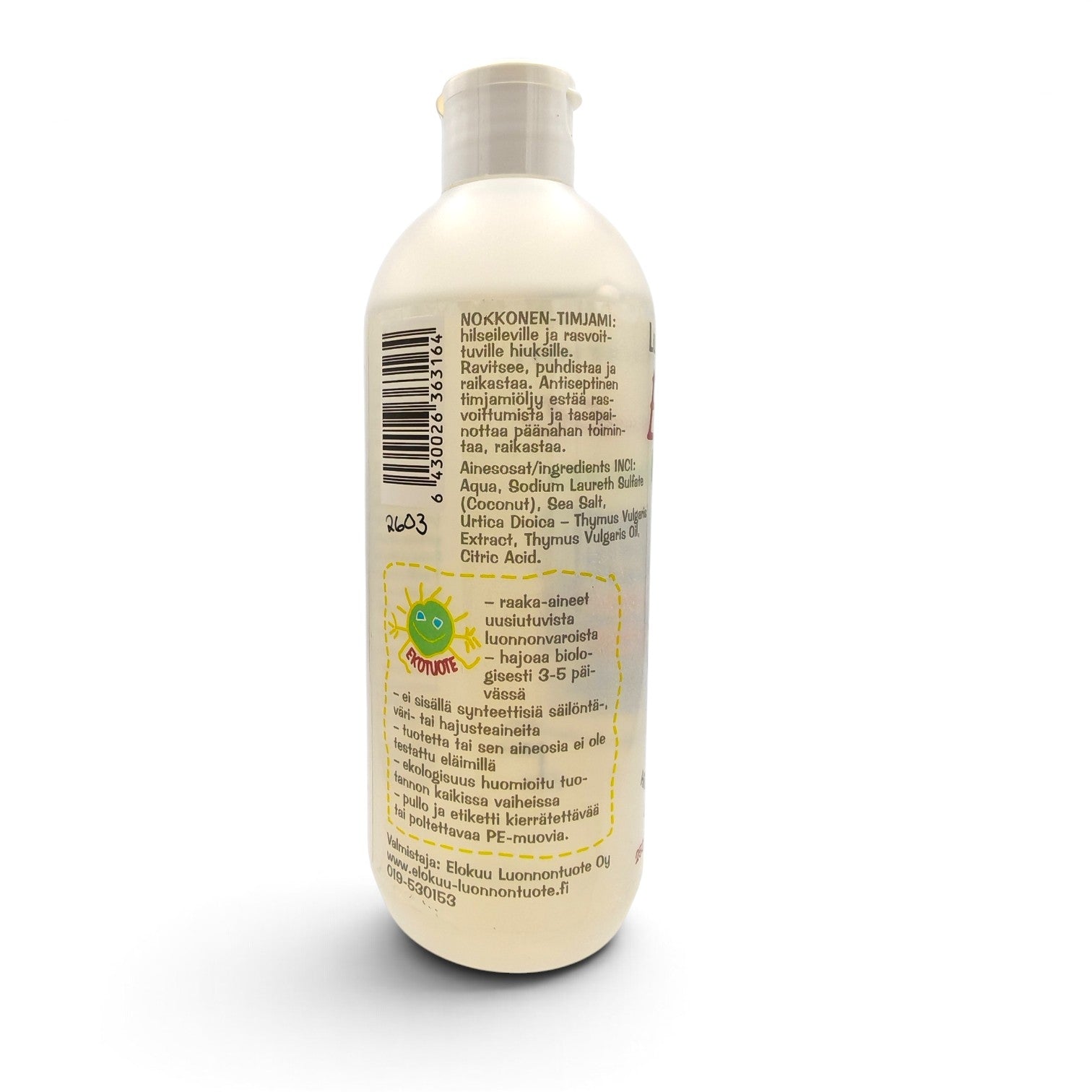 Elokuu Nokkosshampoo 250ml