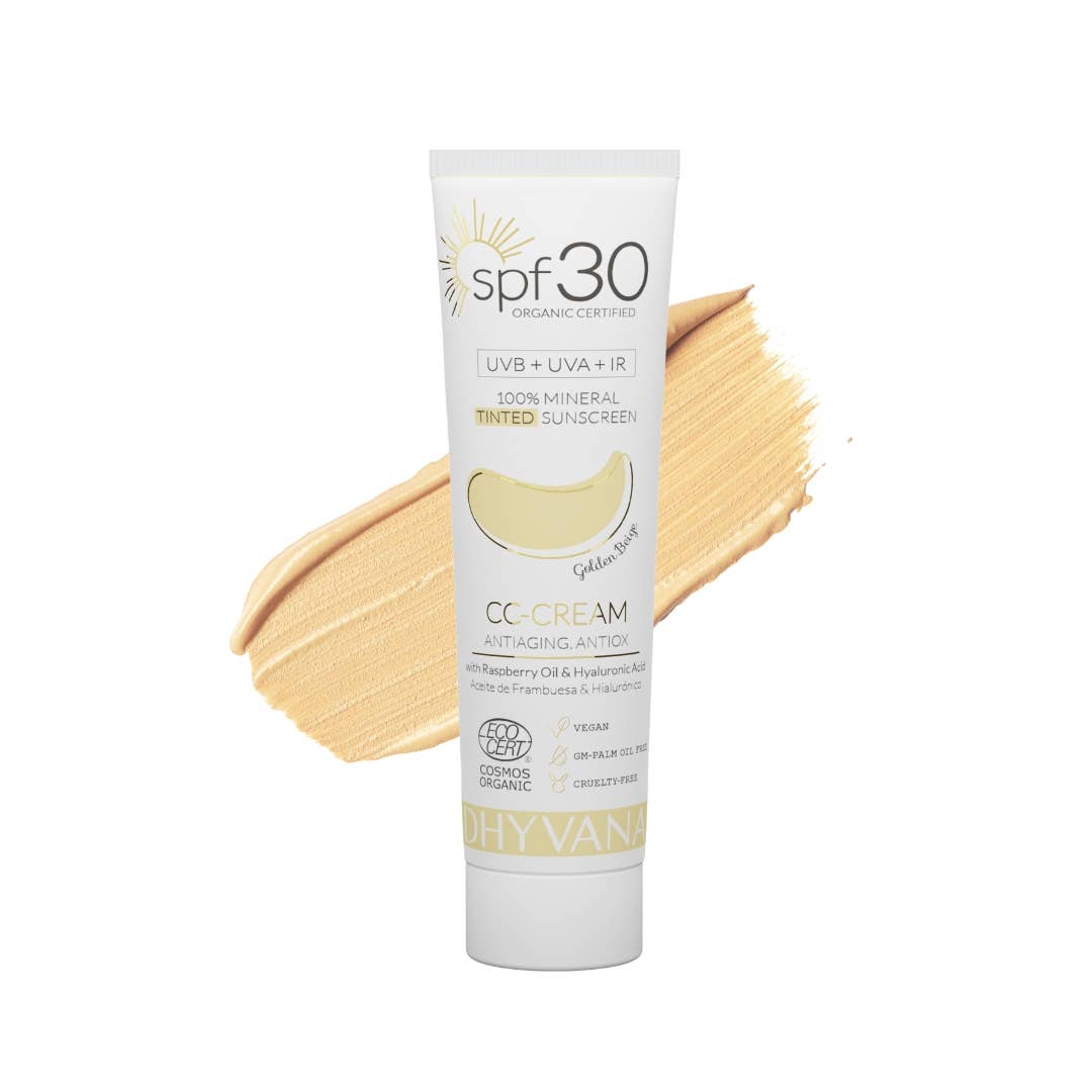 Dhyvana SPF30 CC-Cream, sävytetty aurinkovoide