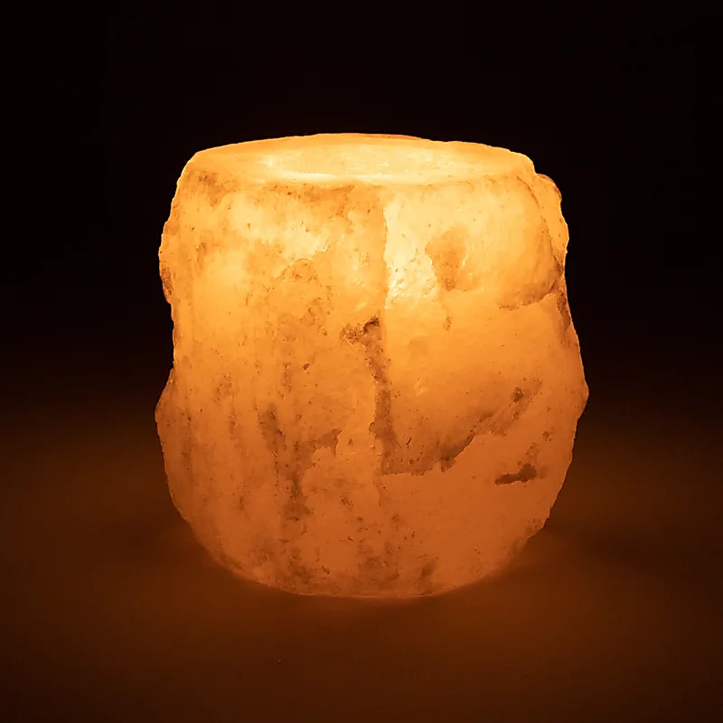 Vit saltstensljus, 800-1200g