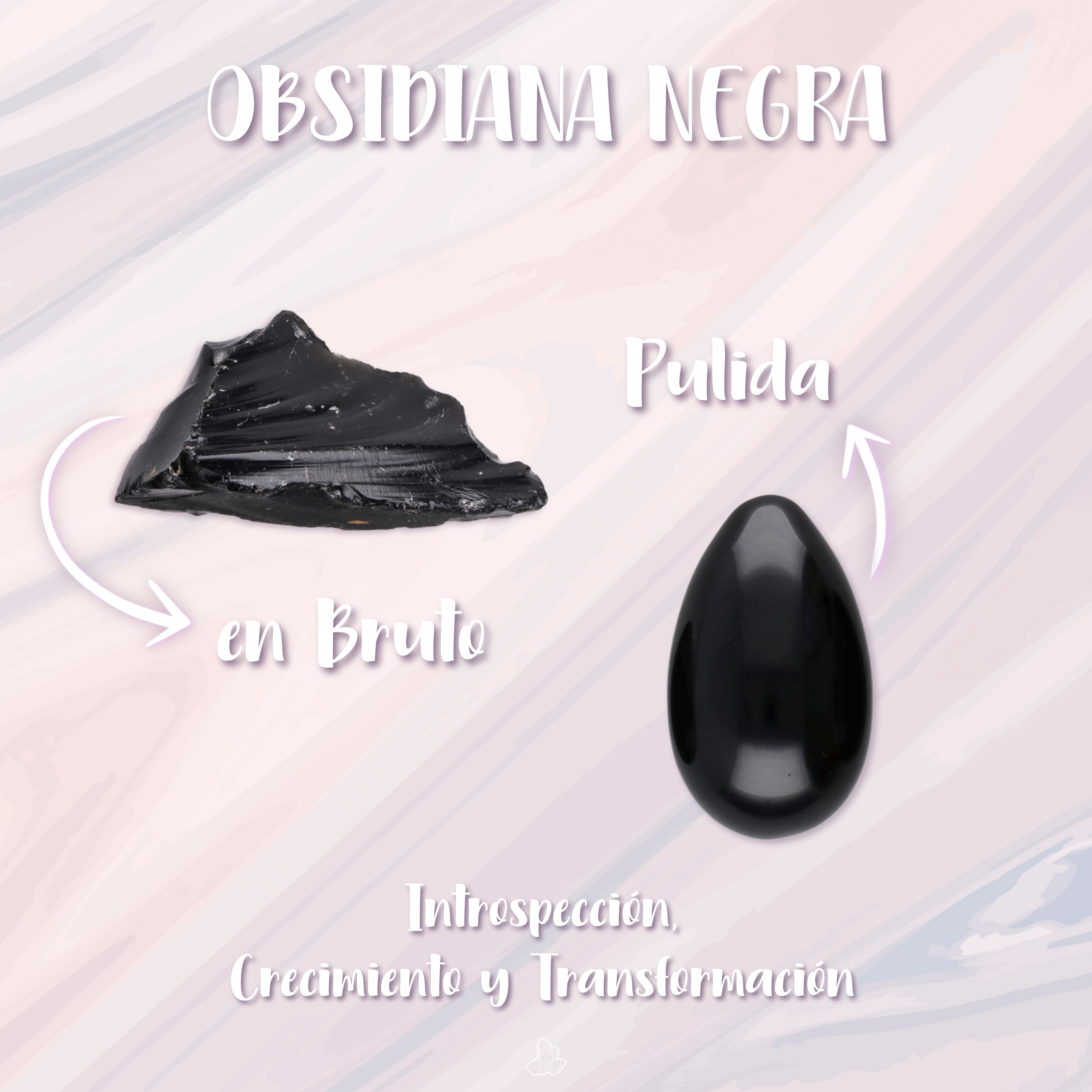 Armband 8mm Silver Obsidian