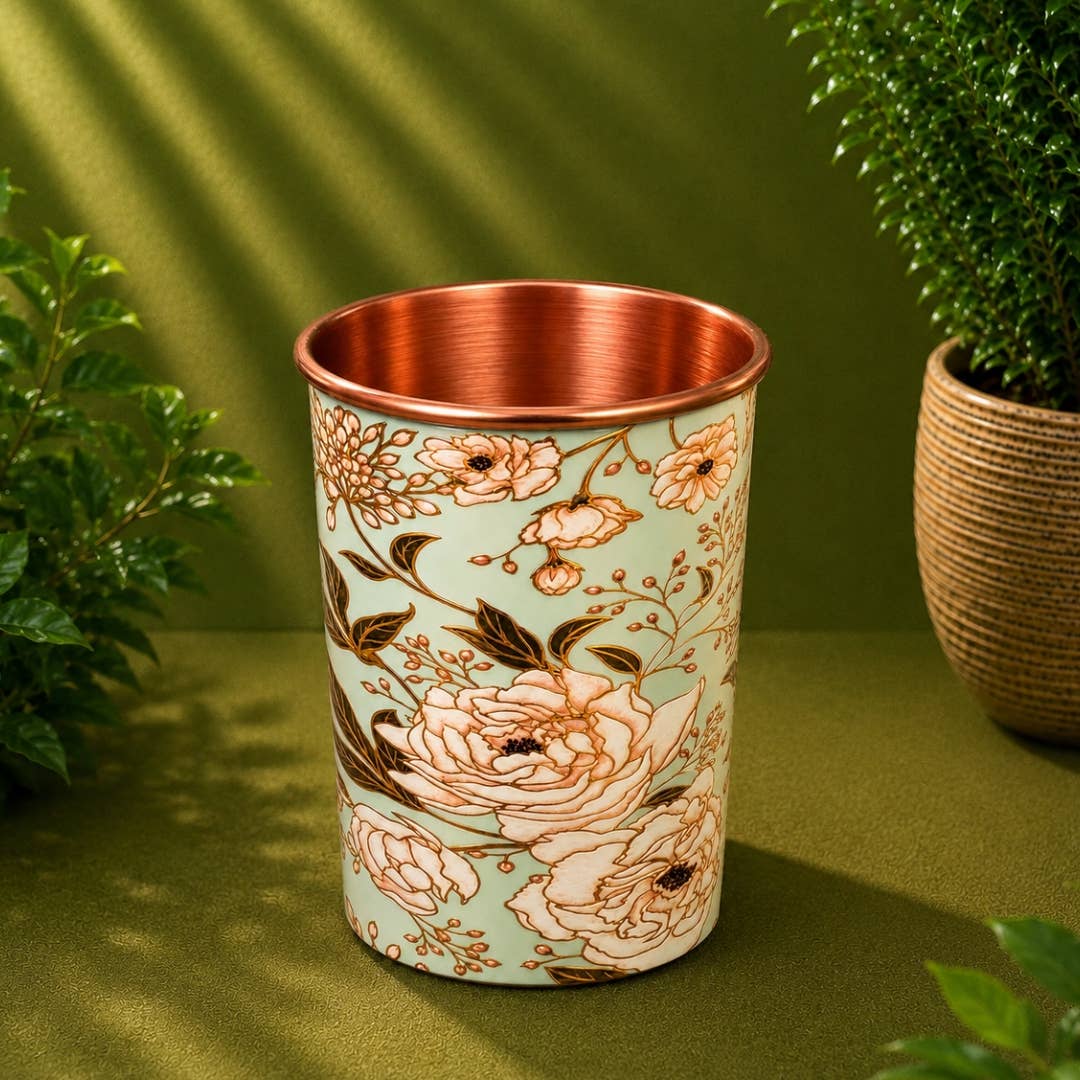 Floral -kuparimuki 300 ml /135 g