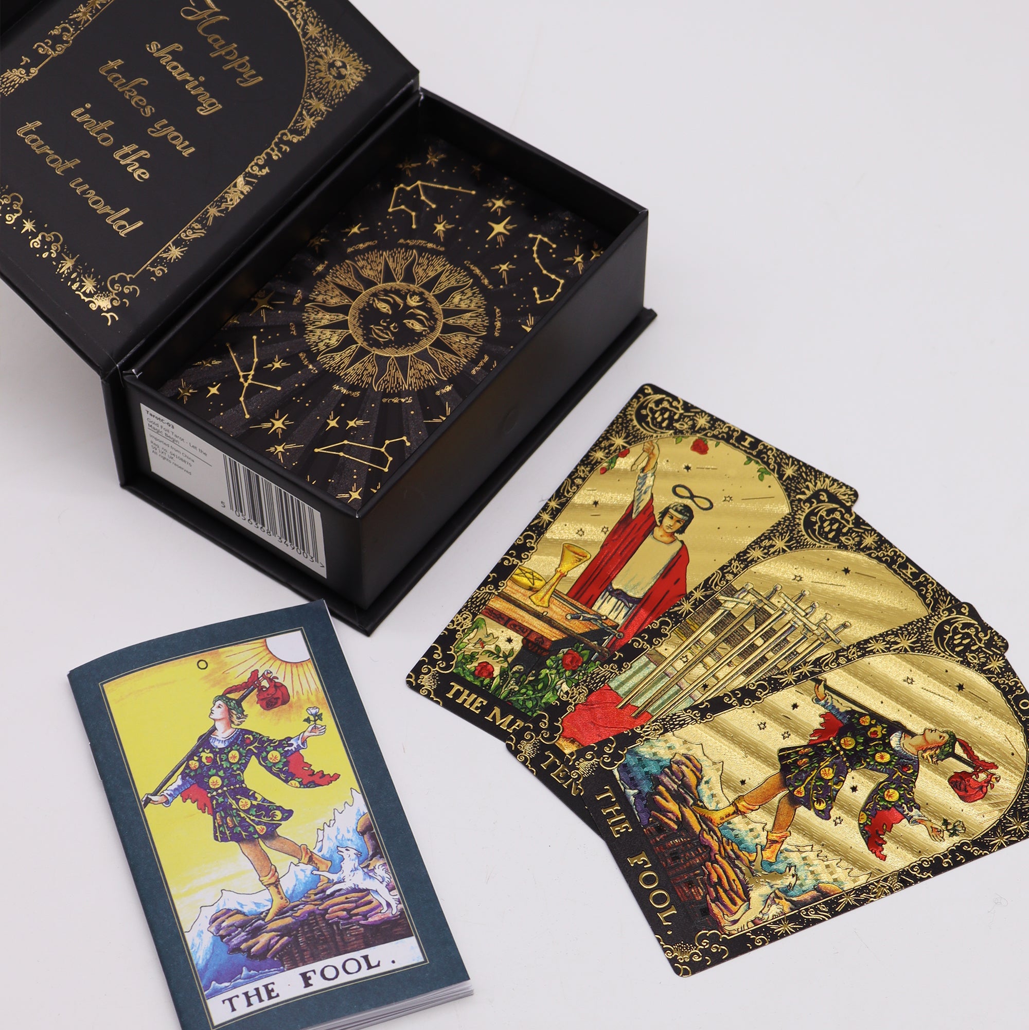Gold Foil Tarot - Låt Magin Börja Tarotkort