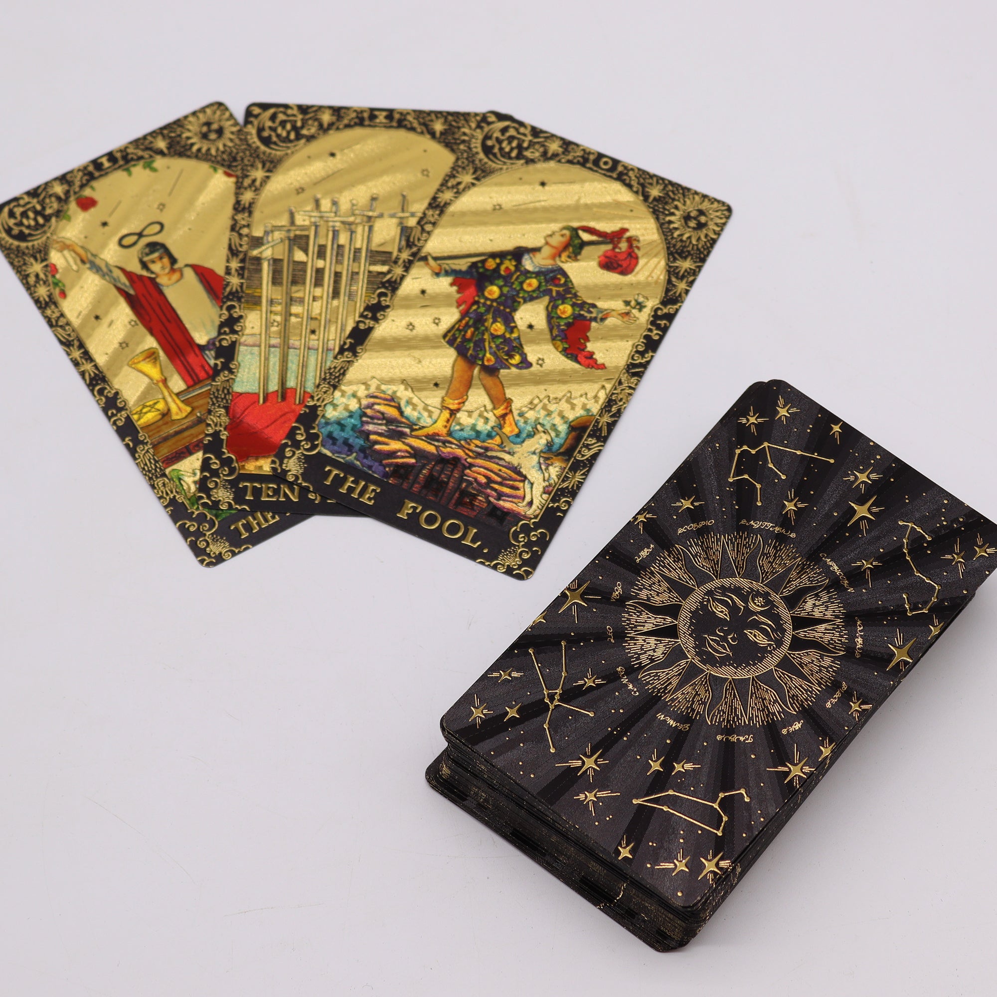 Gold Foil Tarot - Låt Magin Börja Tarotkort