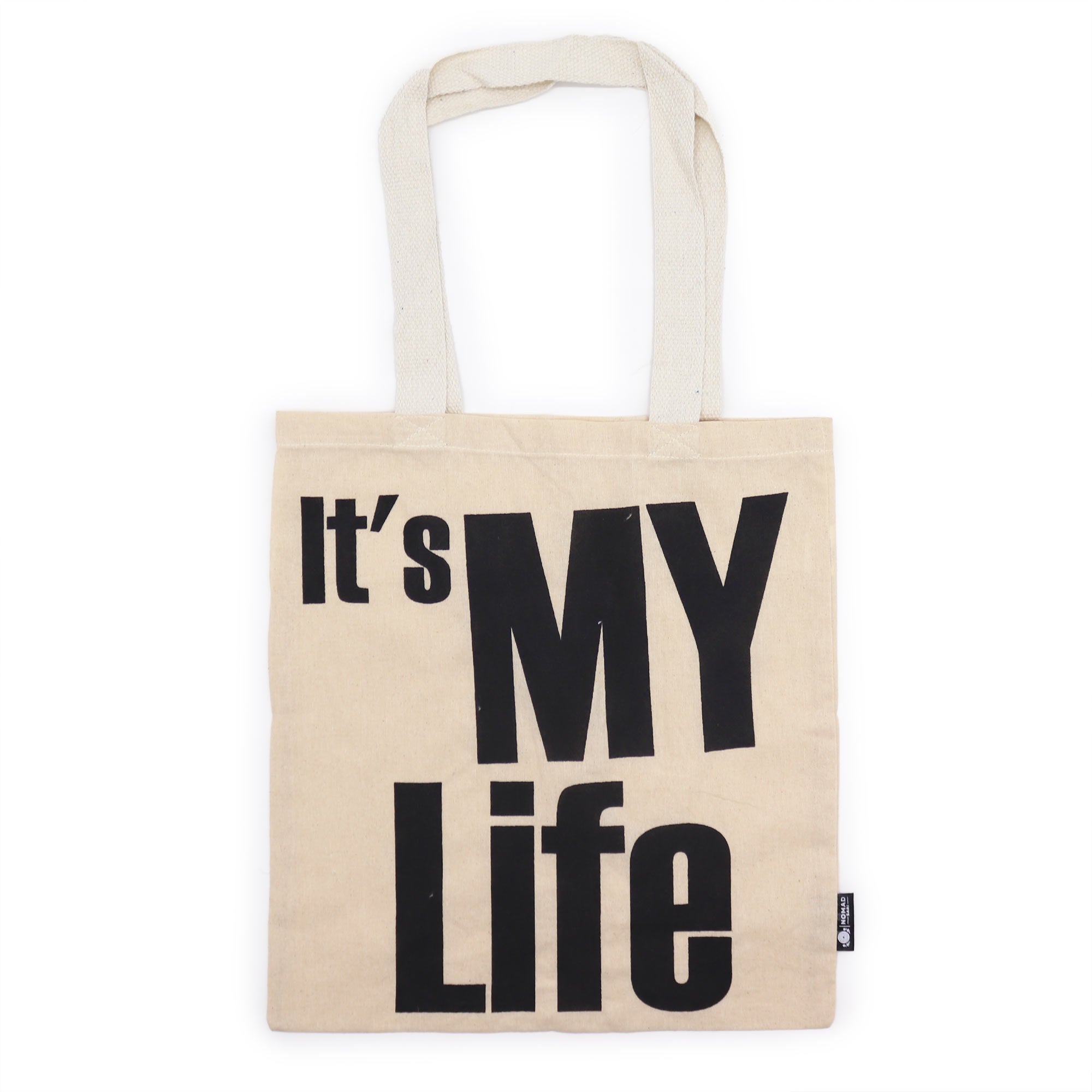 Puuvillakassi IT´s MY LIFE 40x36cm