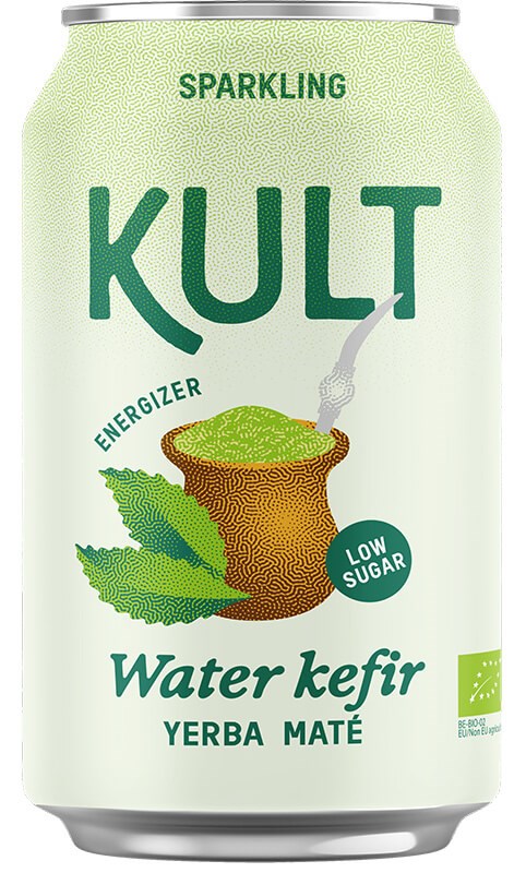 Vattenkefirdryck Yerba Mate 330ml