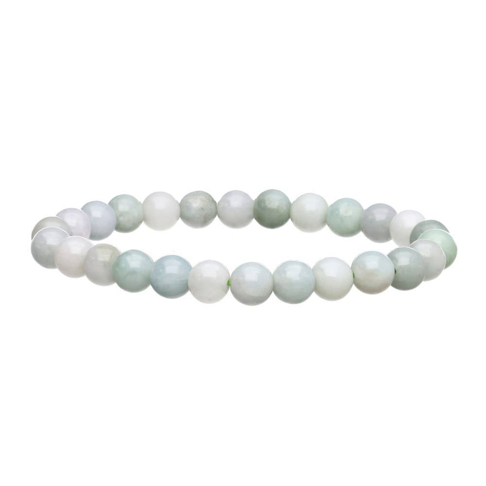 Armband 8mm burmesisk jade