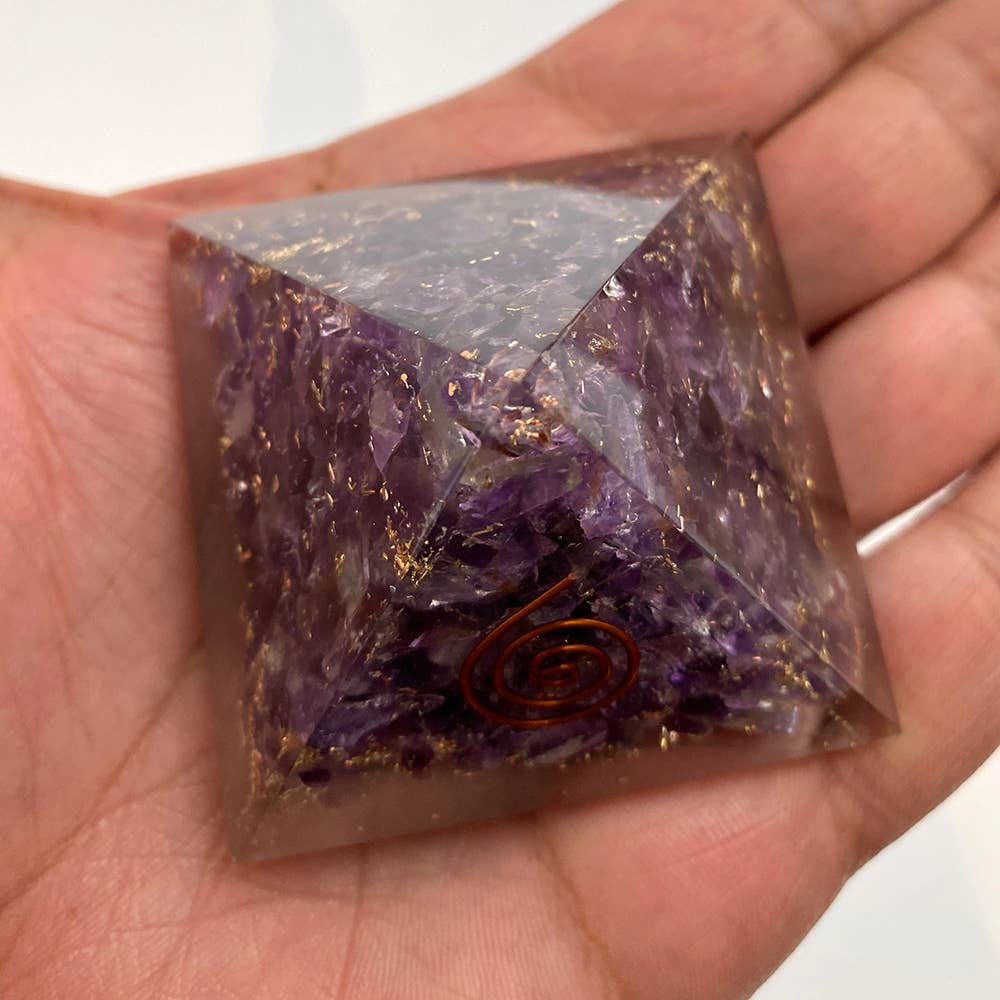 Orgonit Reiki Healing Pyramid, 4-5,5 cm