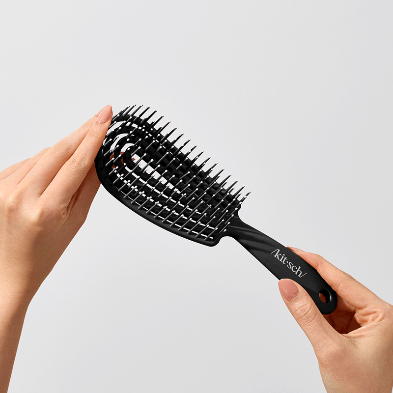 Detangling Flexi Brush - Svart, utredningsborste