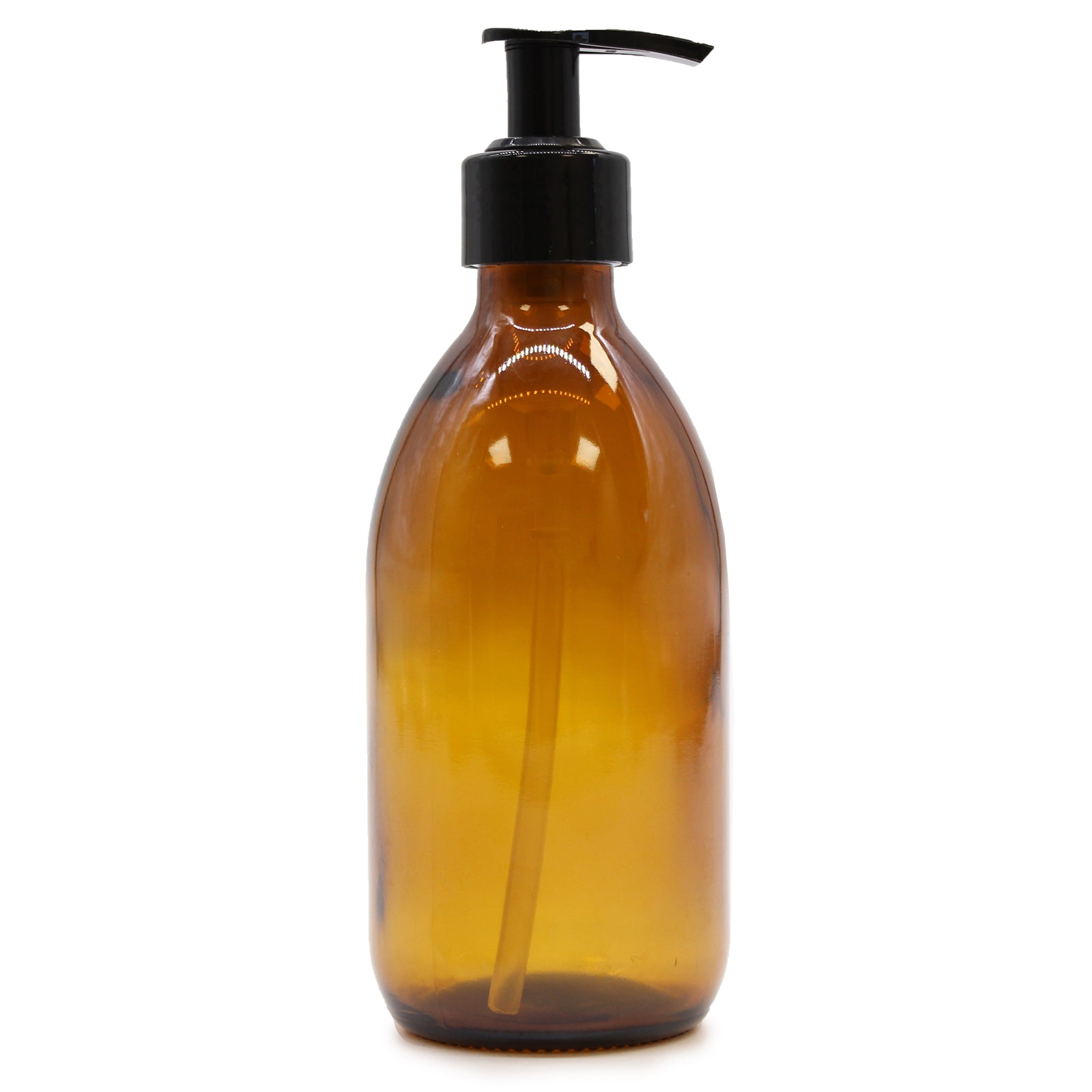 300ml Amber- glasflaska med pumpkork