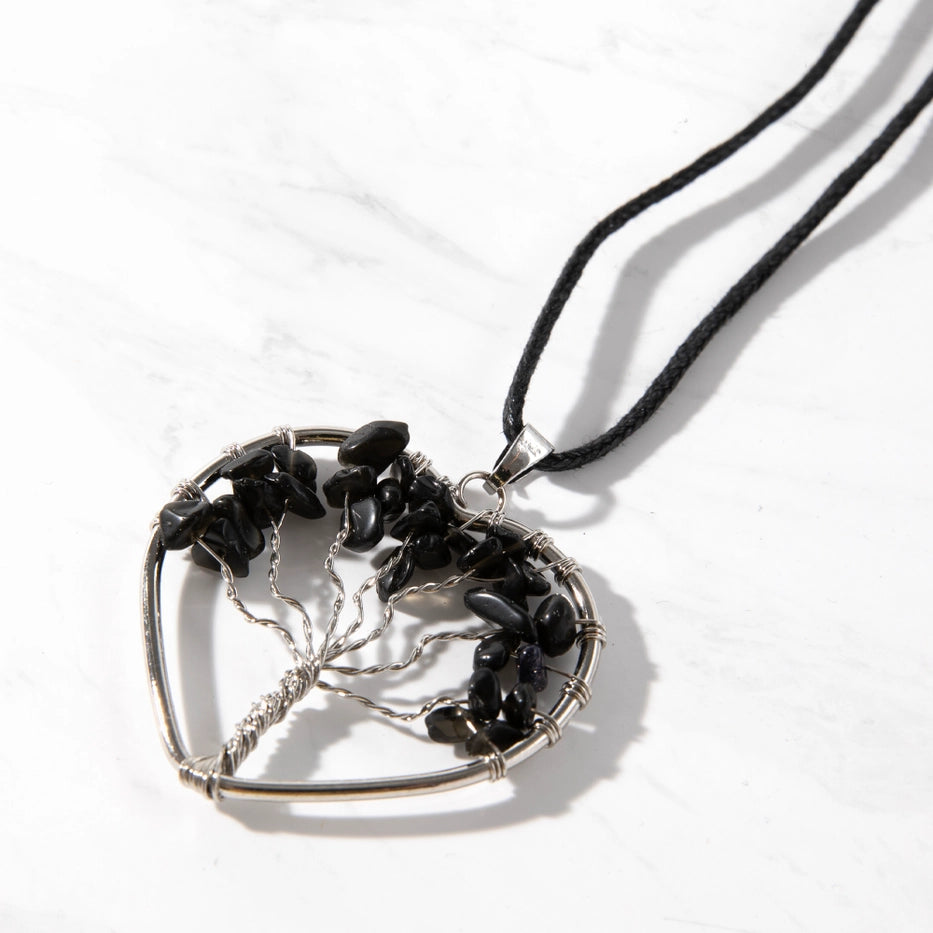Halsband Livets träd, Obsidian