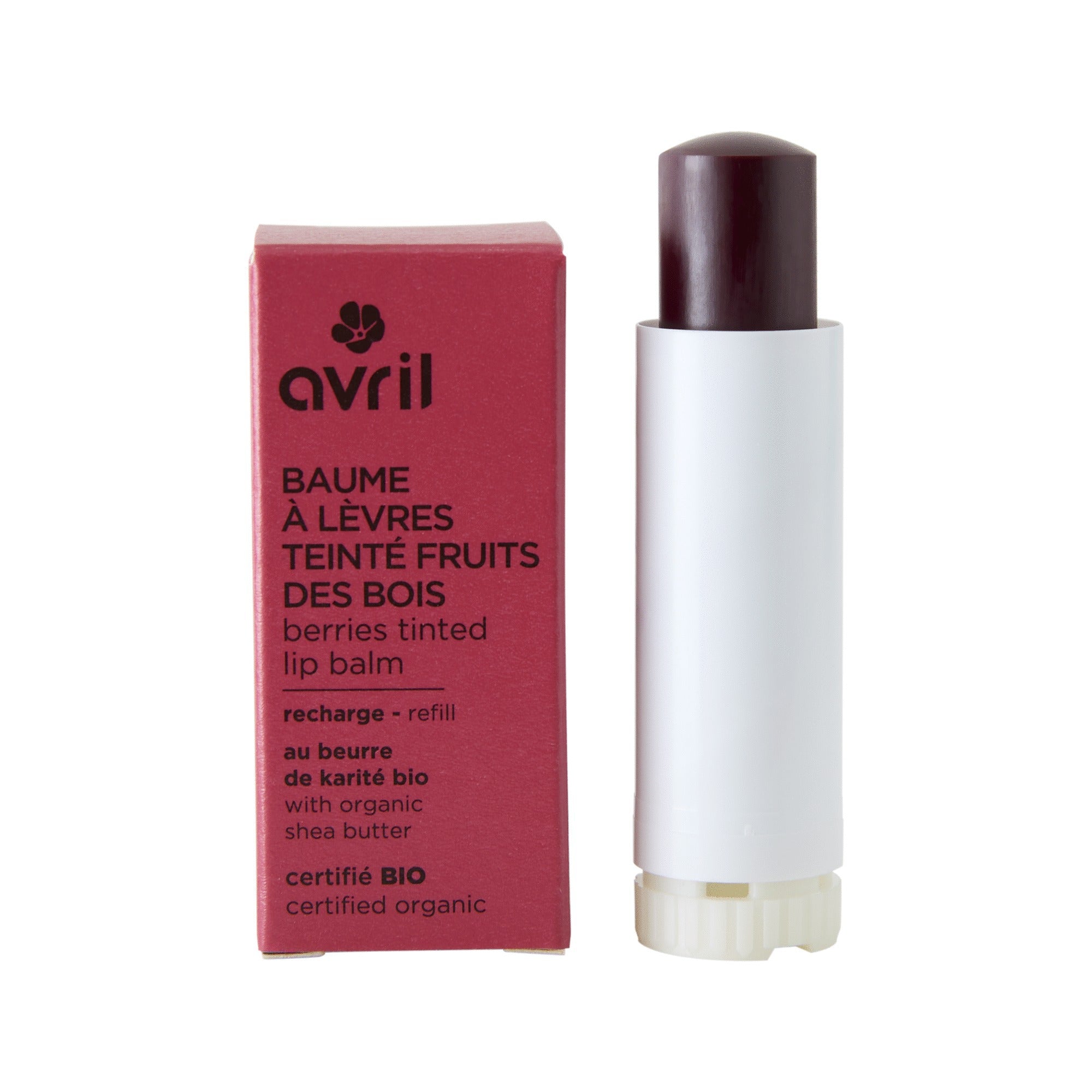 Avril Färgat Läppbalsam – Forest Fruits (refill)