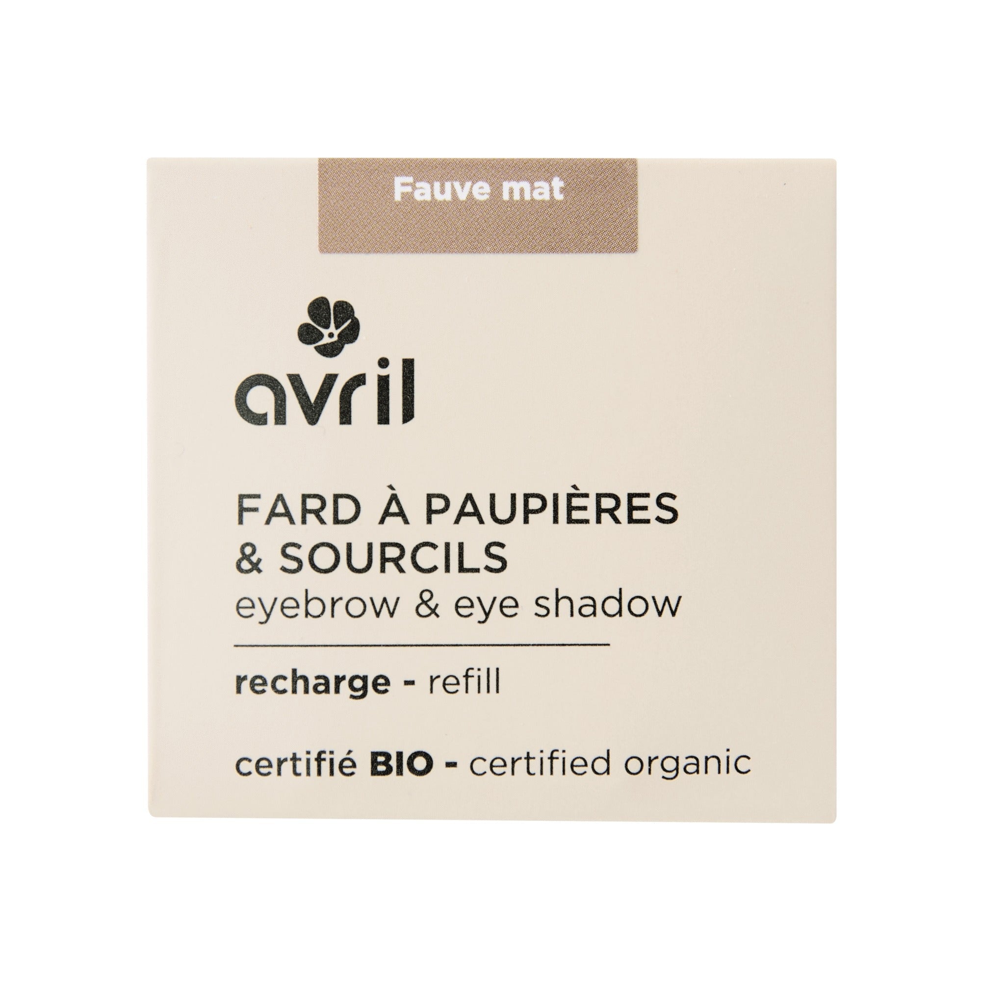 Avril Ögonskugga Fauve matt, refill NY FORMULA