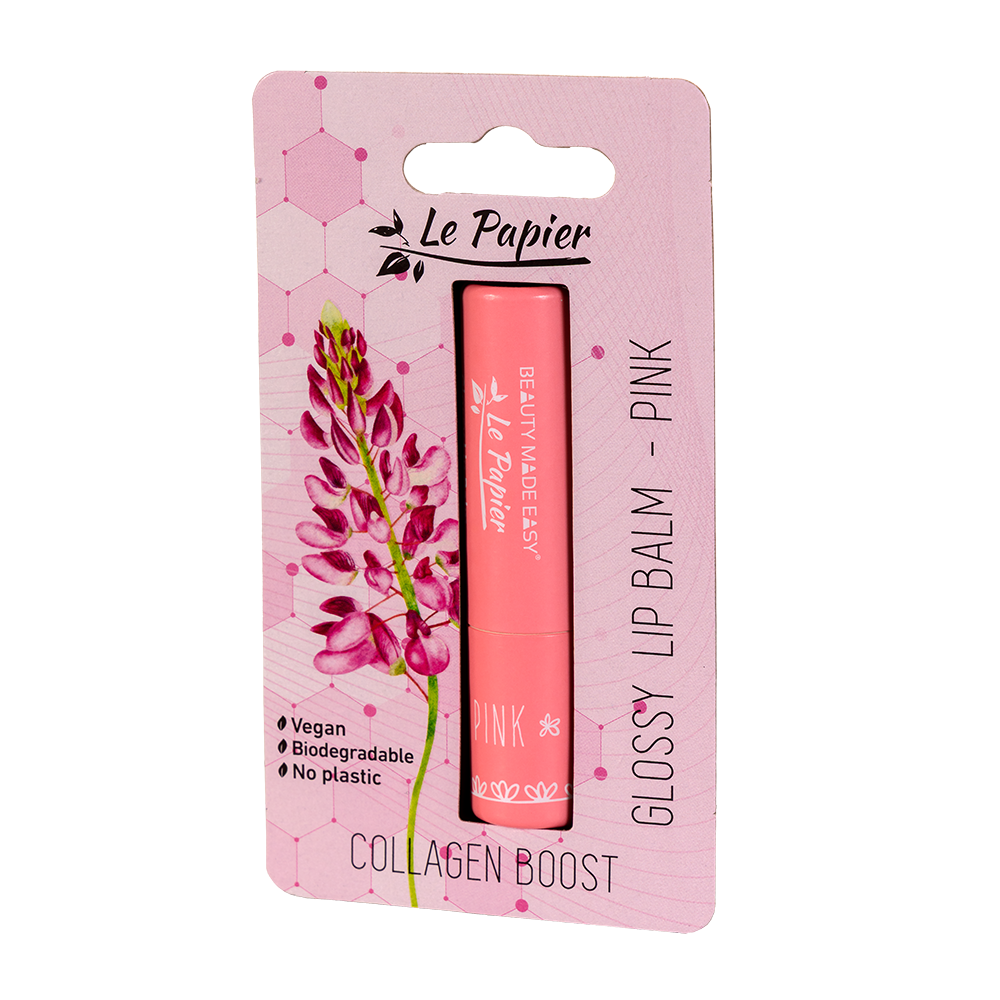 Le Papier Glossy Lip Balm Pink
