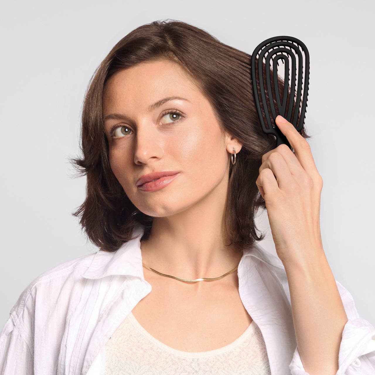 Detangling Flexi Brush - Svart, utredningsborste