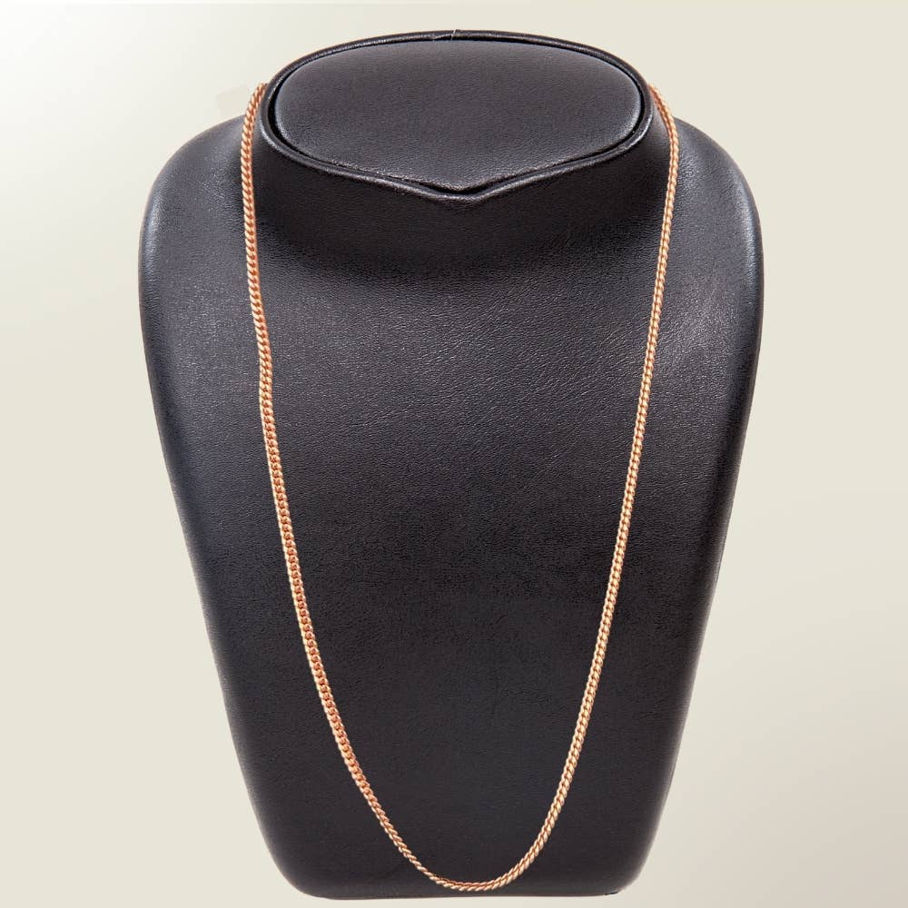 Kopparhalsband 48 cm | Ren koppar – handgjort