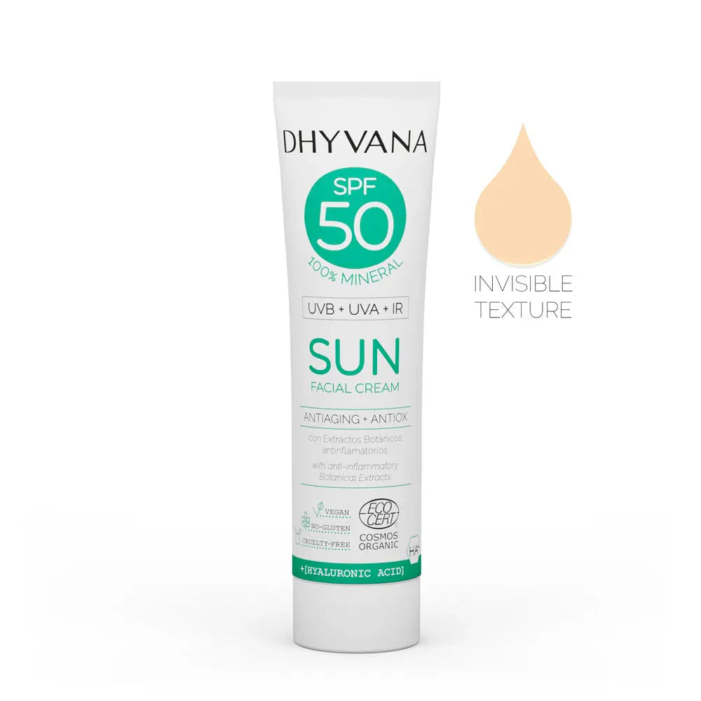 Dhyvana Aurinkovoide kasvoille SPF50 50ml