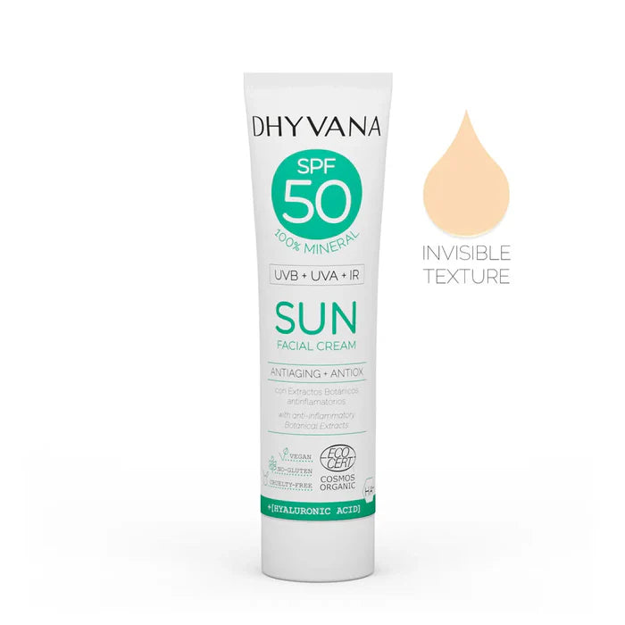 Dhyvana Aurinkovoide kasvoille SPF50 50ml