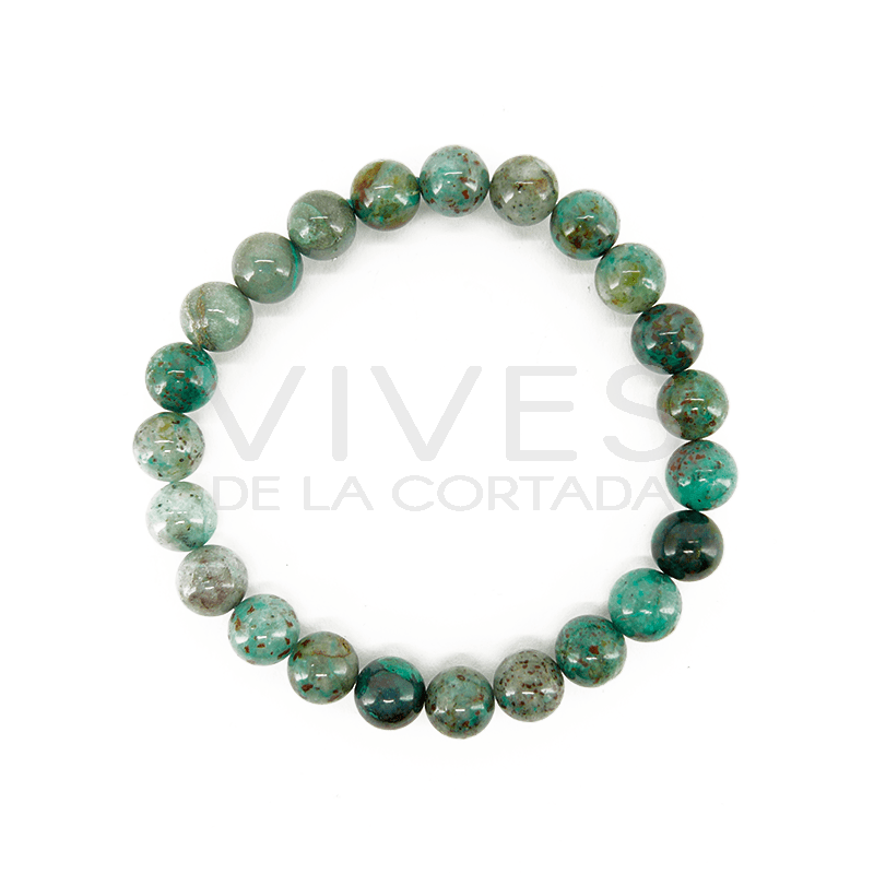 Chrysocolla-armband 8mm