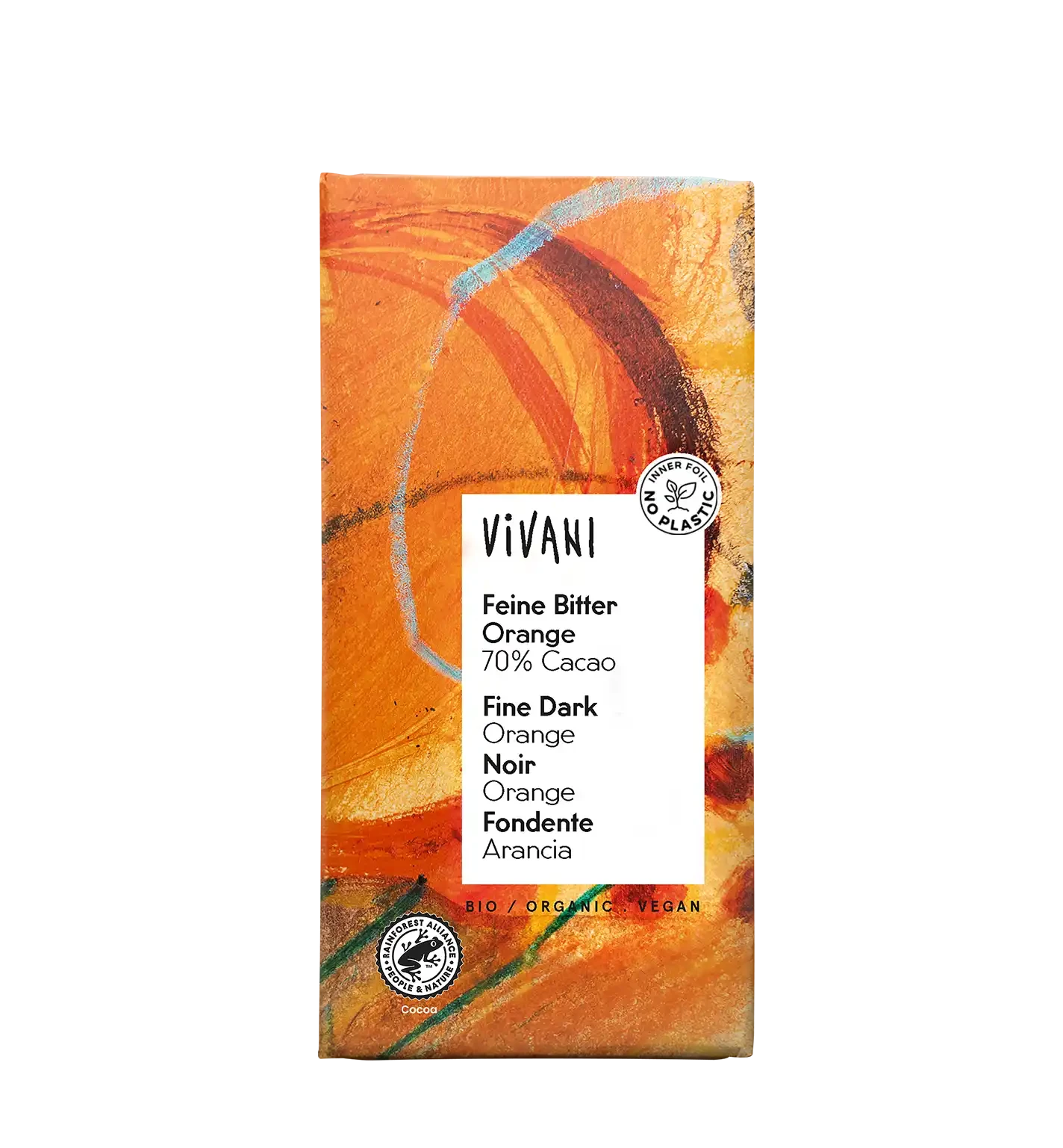 Vivani Tumma suklaa Appelsiini (L) 80g