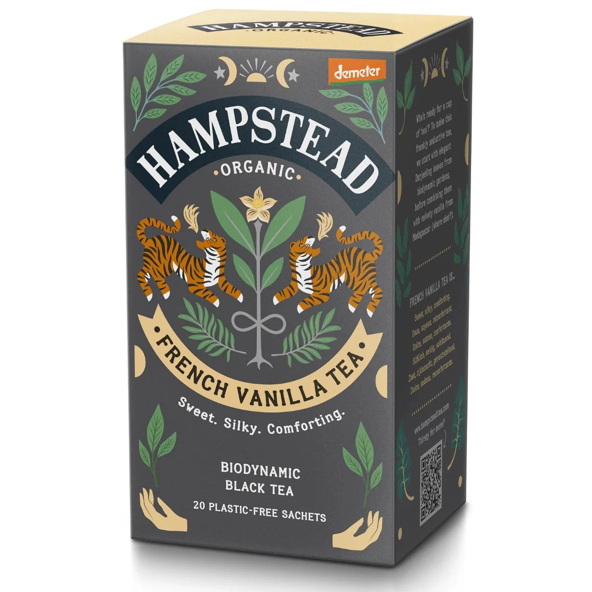 Hampstead French Vanilla Musta tee (L) 20pss