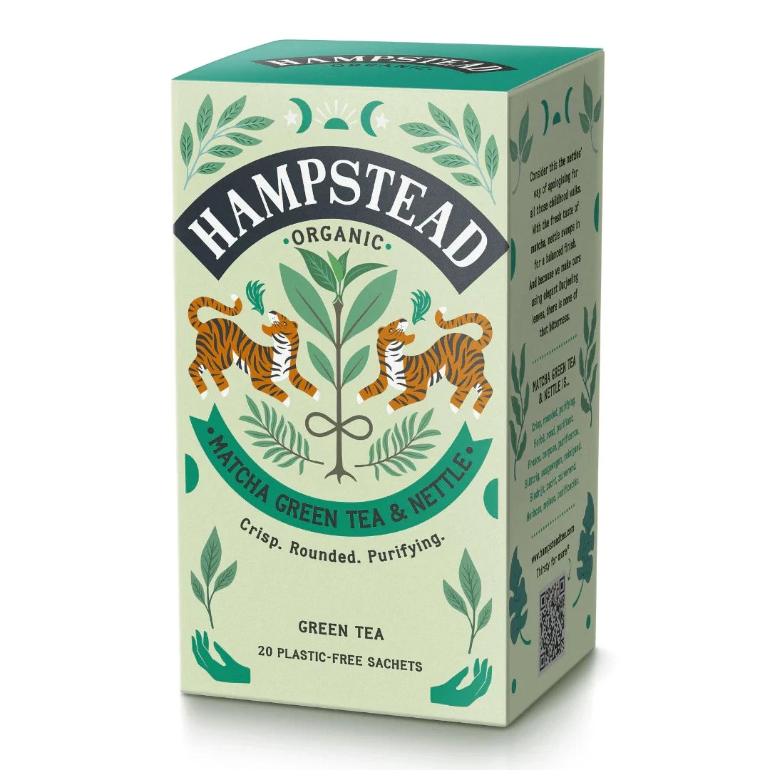 Hampstead Grönt Te Matcha & Nässla (L) 20 påsar