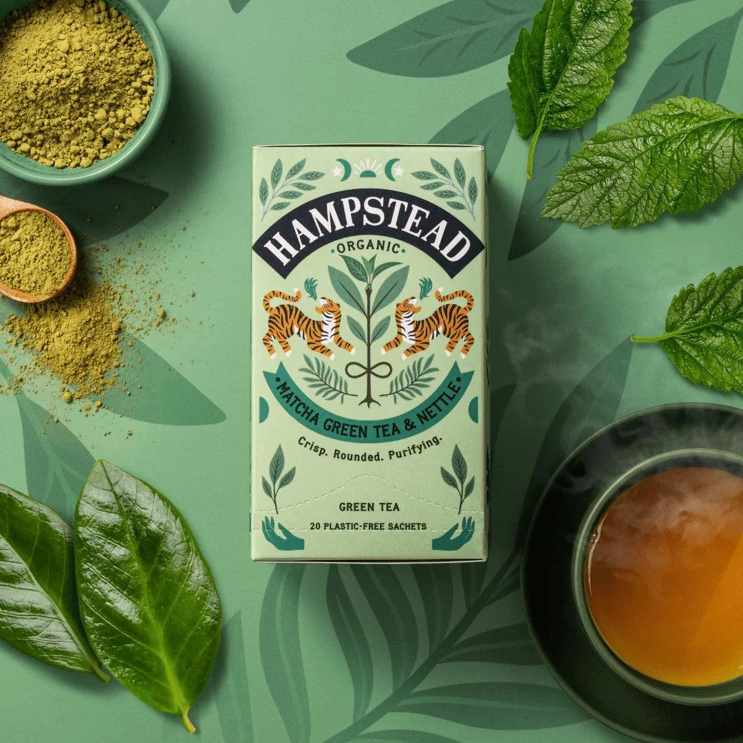 Hampstead Grönt Te Matcha & Nässla (L) 20 påsar