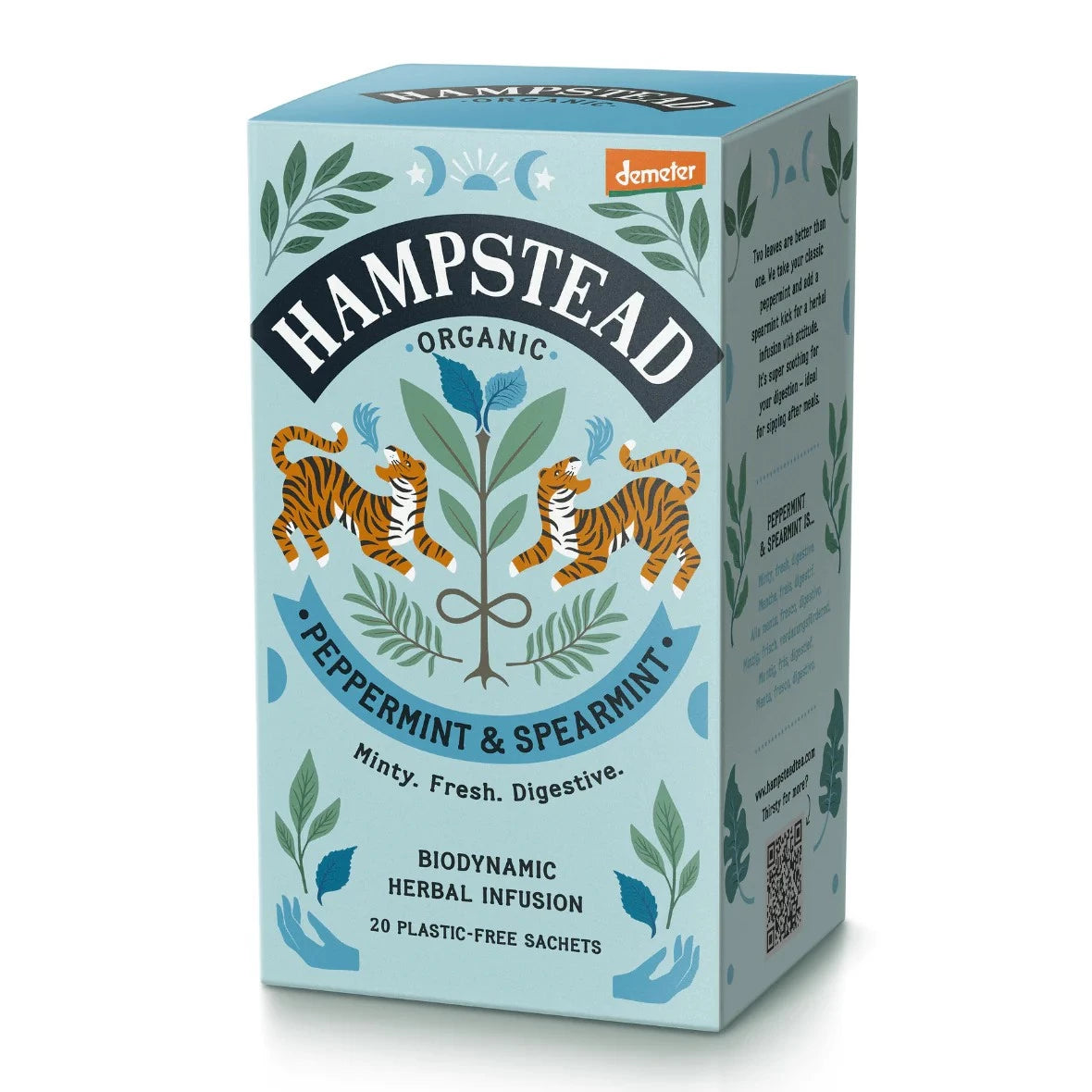 Hampstead Piparminttu & Viherminttu Luomutee 20pss