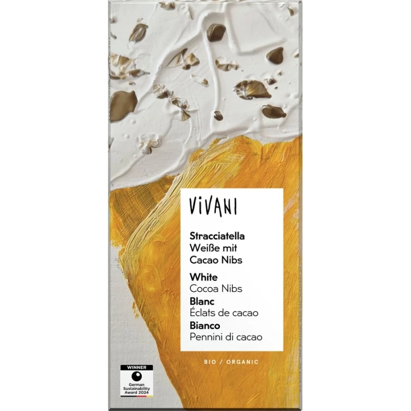 Vivani Stracciatella Valkosuklaa (L) 80g