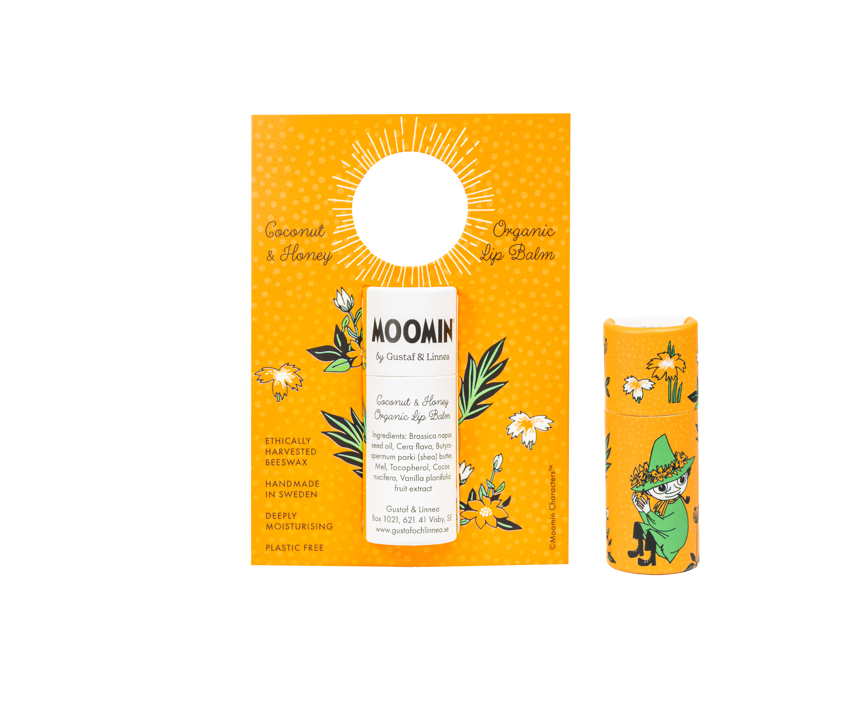 Moomin by G&L - Läppbalsam Kokos & Honung 8,5g