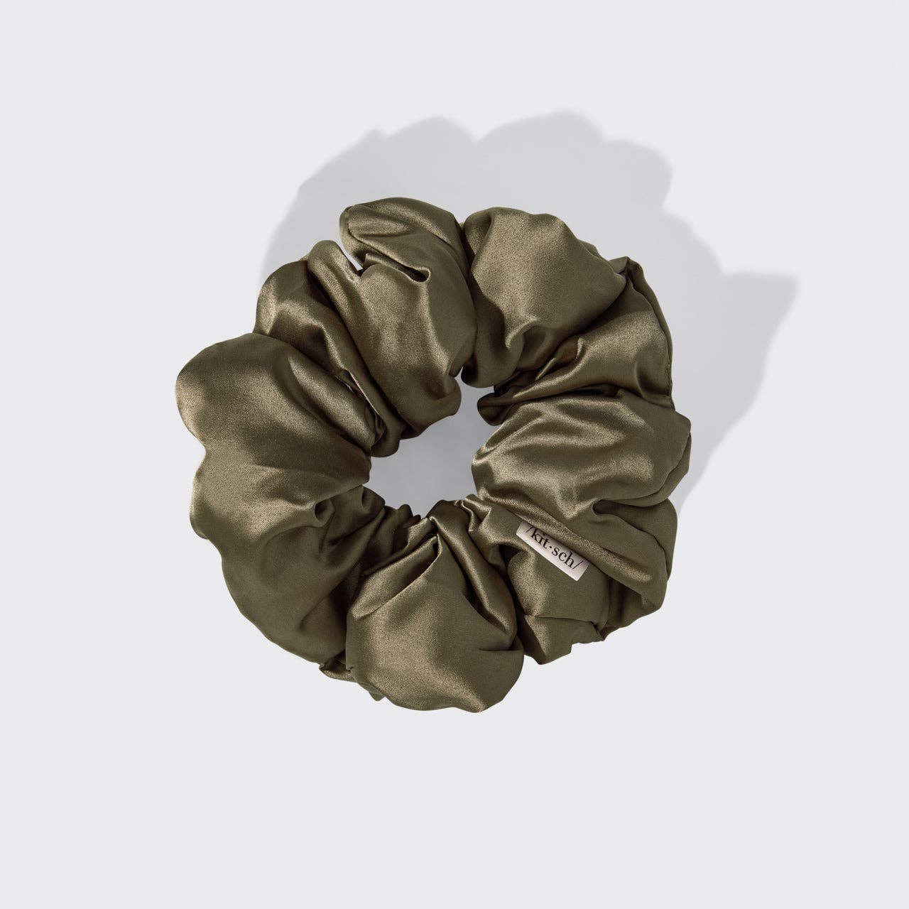 Pillow Scrunchies® in Satin 4kpl  - Musta