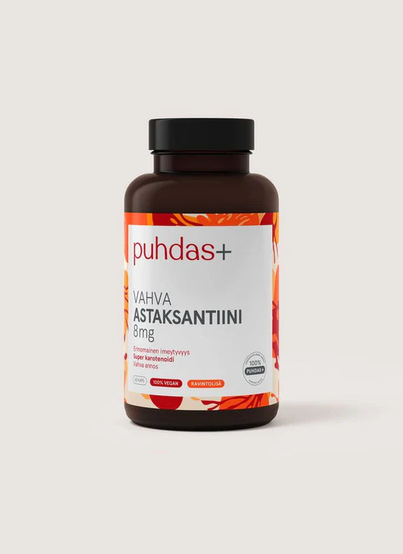 puhdas+ Stark Astaxantin 8 mg 30 kapslar