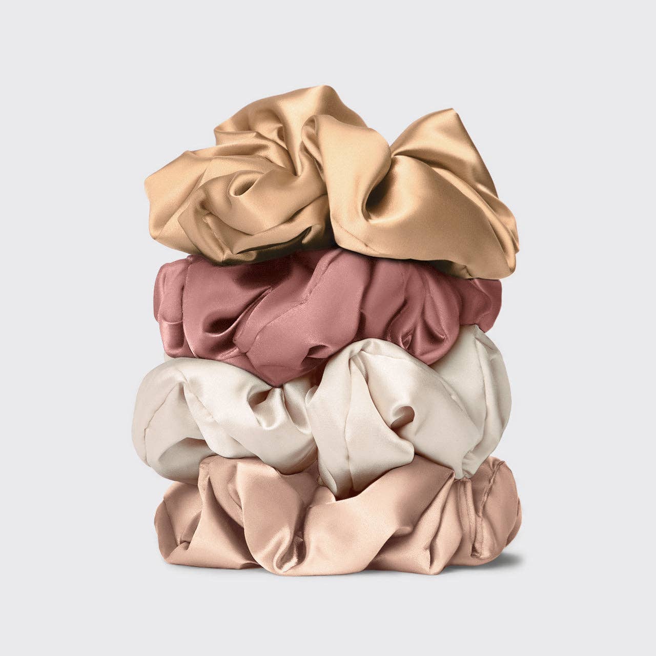 Kitsch Pillow Scrunchies® in Satin 4kpl - Blush