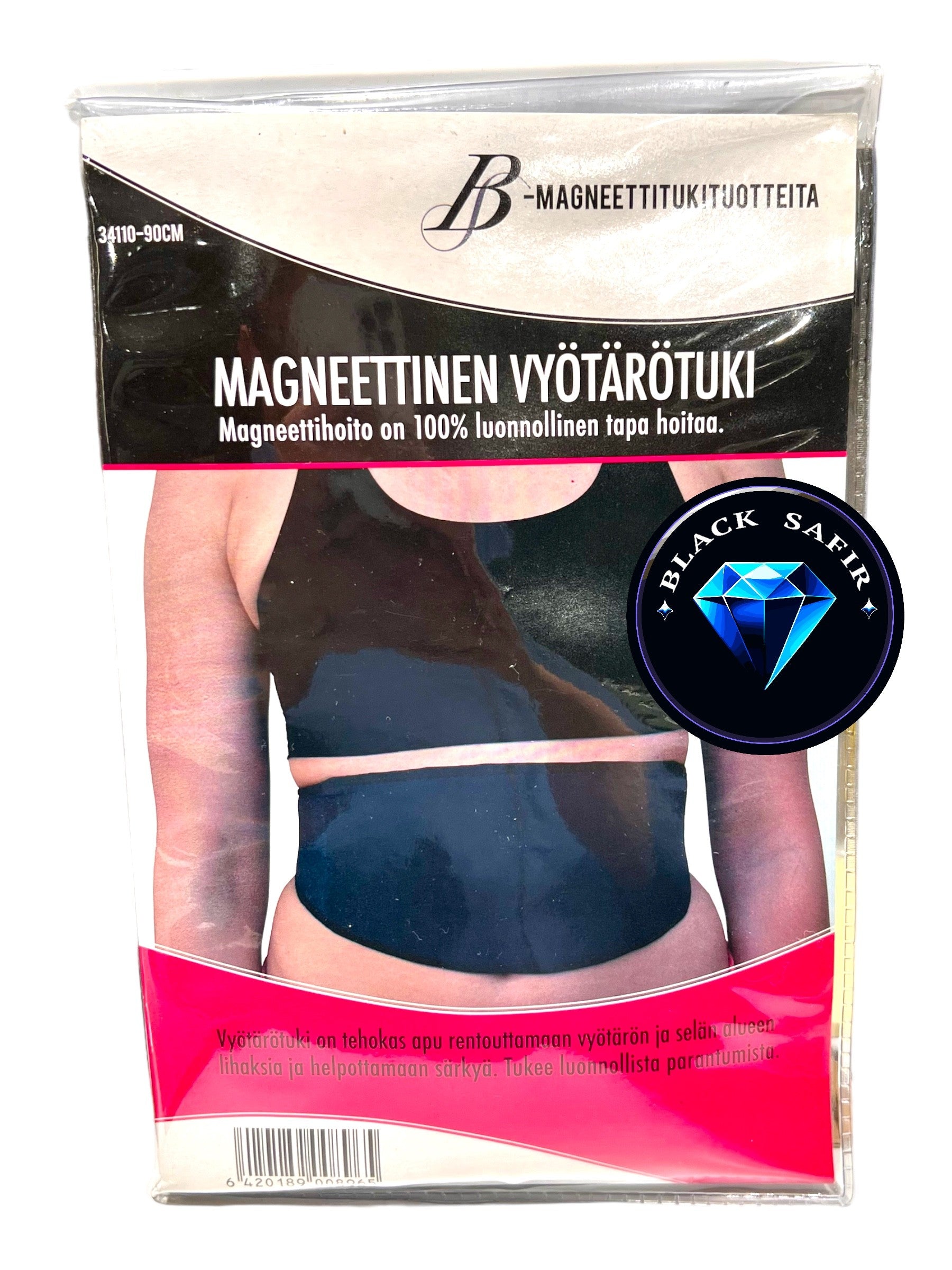 Magnetiskt midjebälte 125 cm
