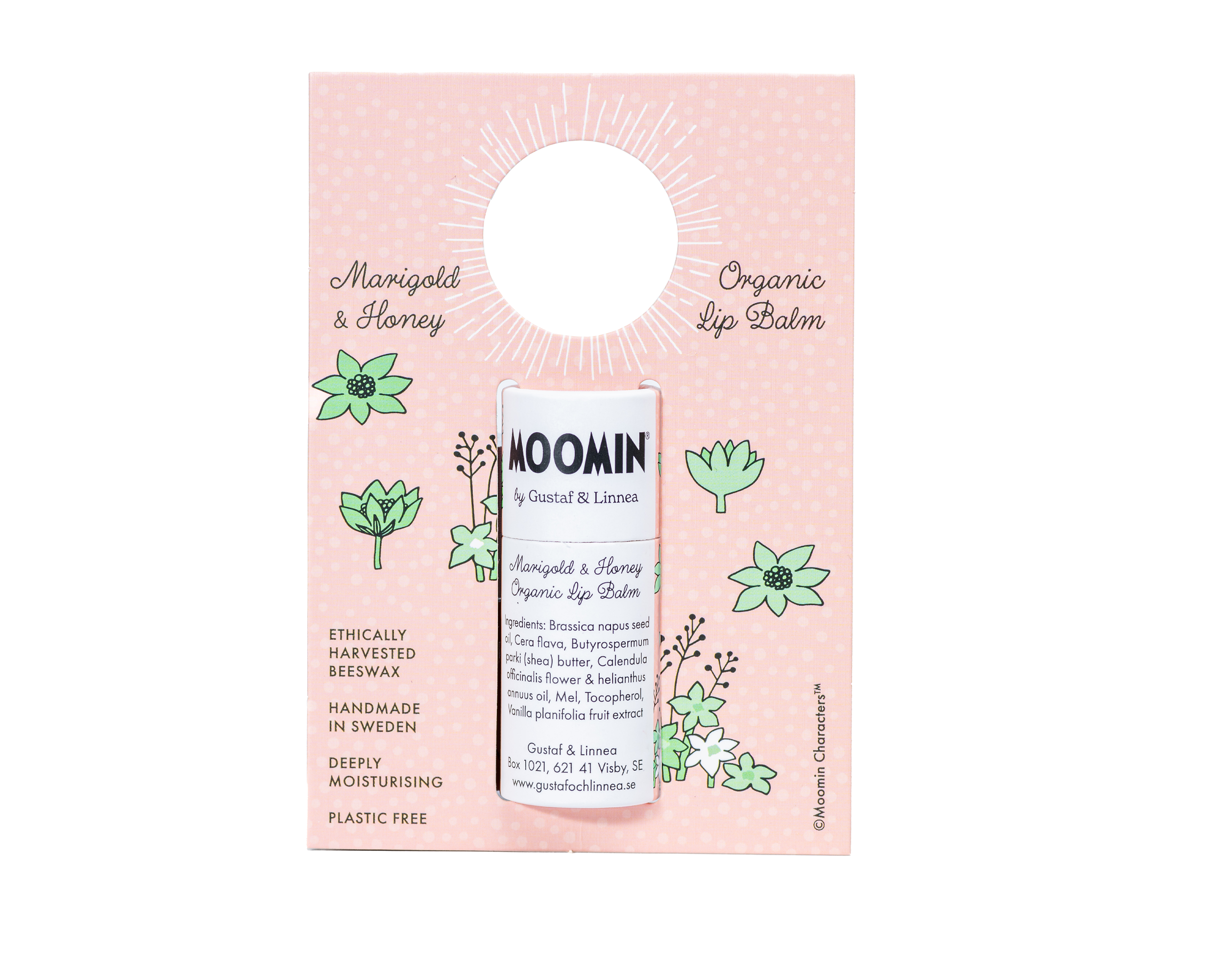 Moomin by G&L - Huulivoide Kehäkukka & Hunaja 8,5g