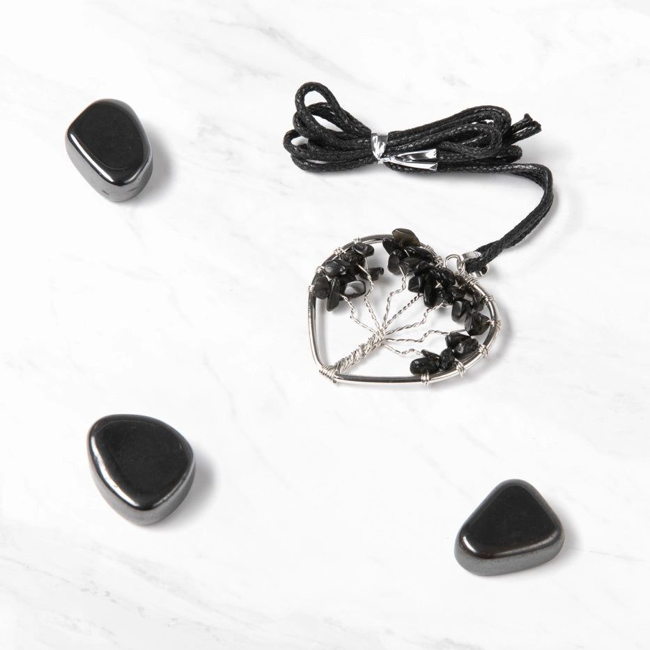 Halsband Livets träd, Obsidian