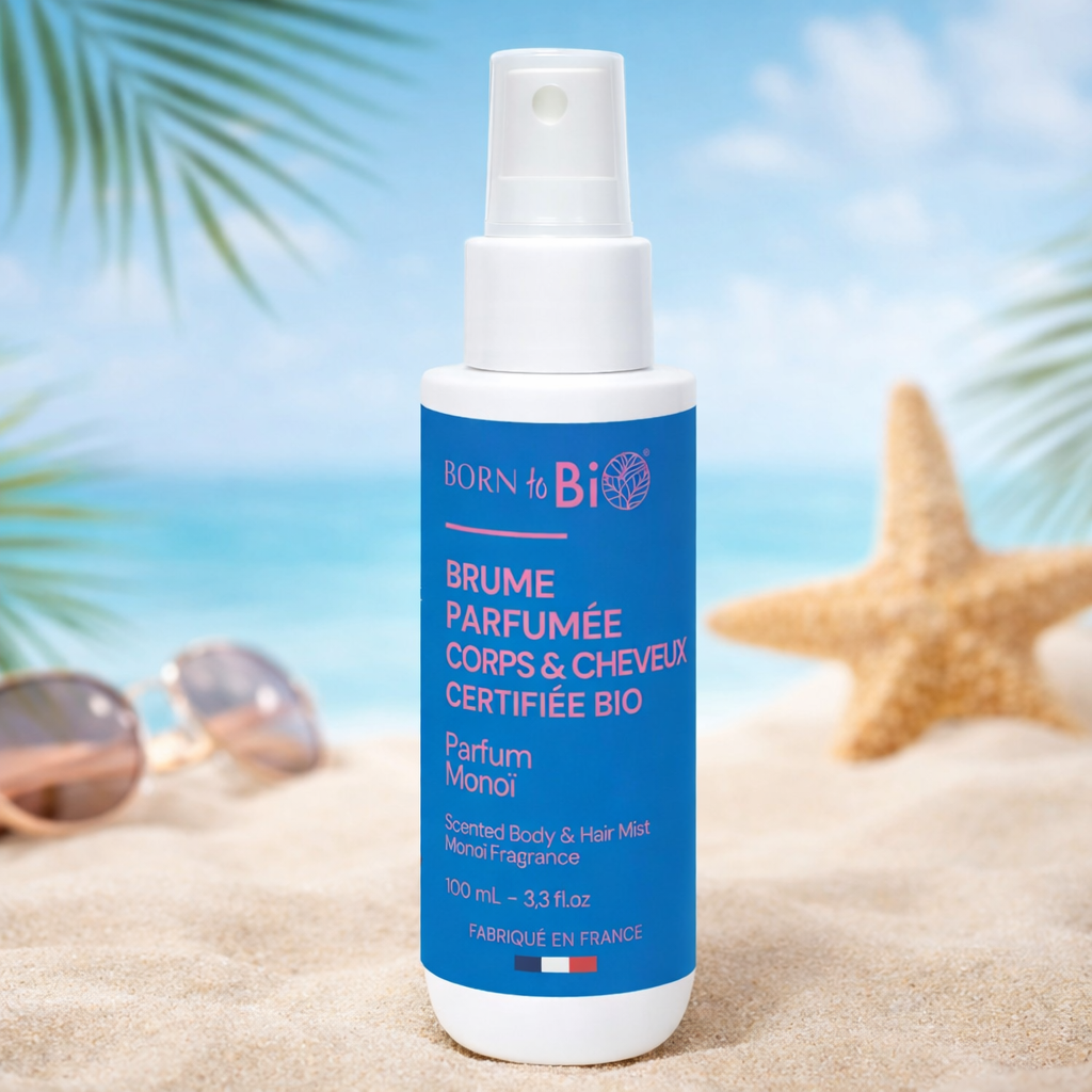 Born to Bio Monoï Tuoksusuihke vartalolle & hiuksille 100 ml | Luomu